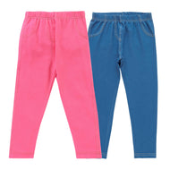 Girls Multicolor Pack of 2 Jegging