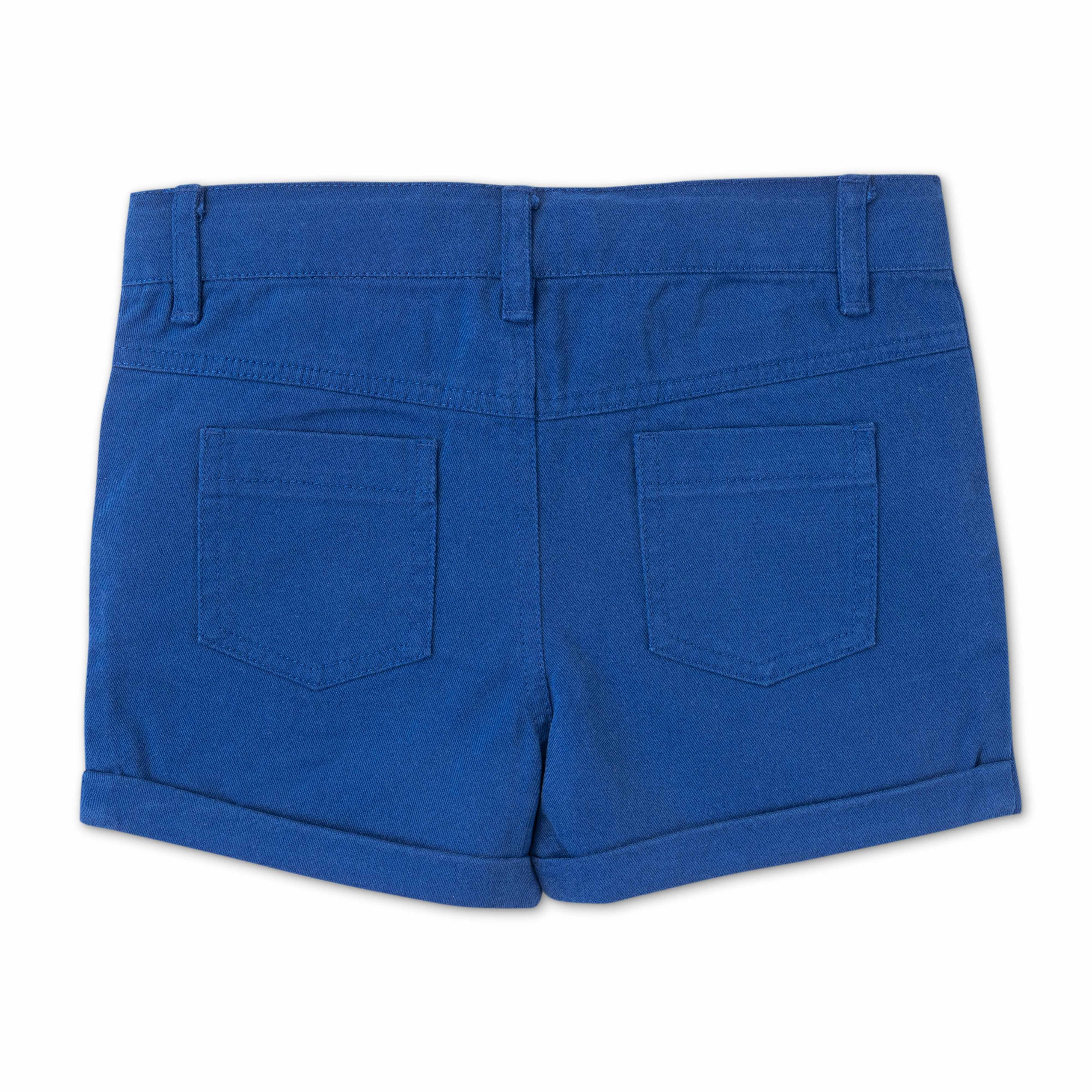 Girl Toddler Cotton Shorts - Dark Blue - Juscubs