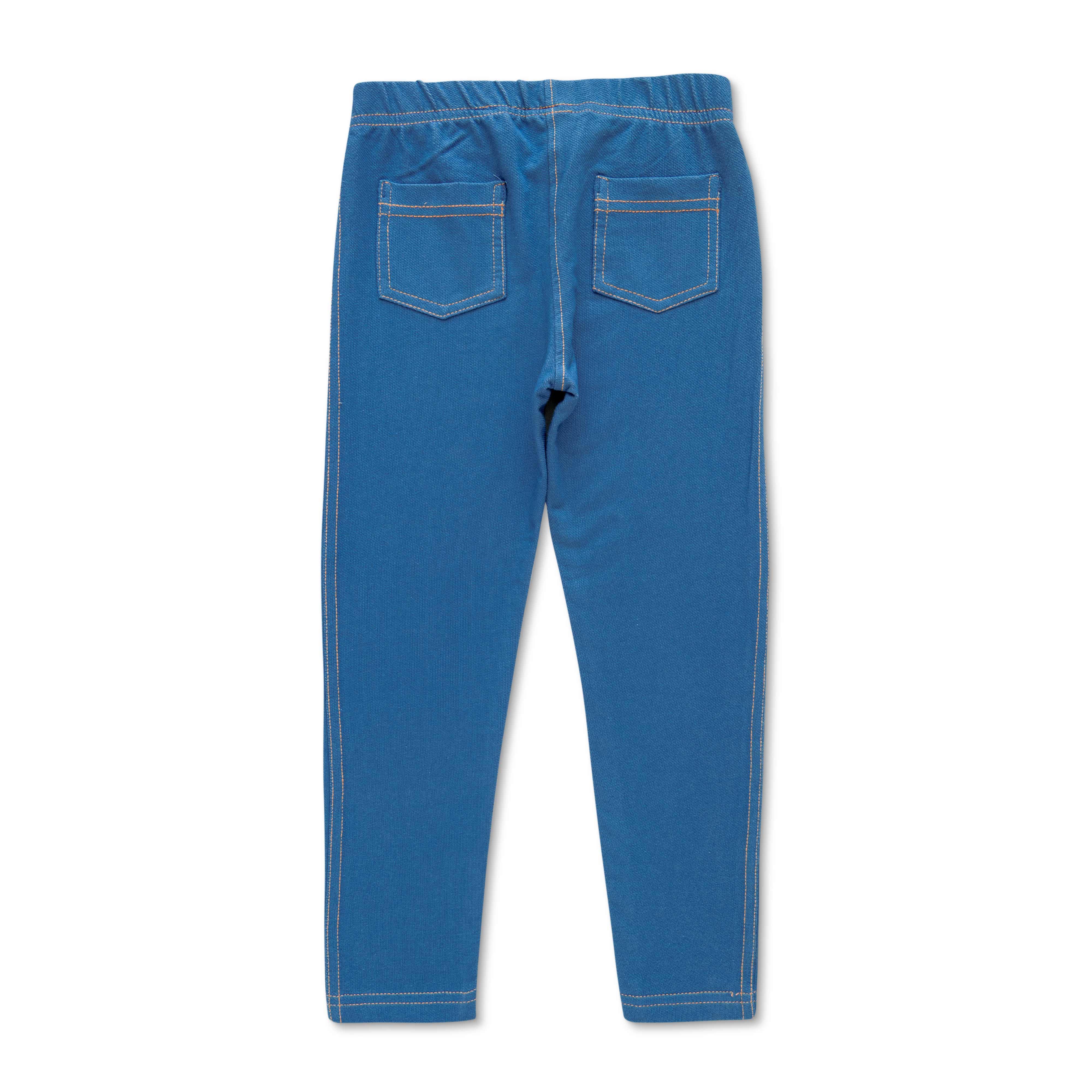 Girls Blue Pack of 1 Jegging - Juscubs