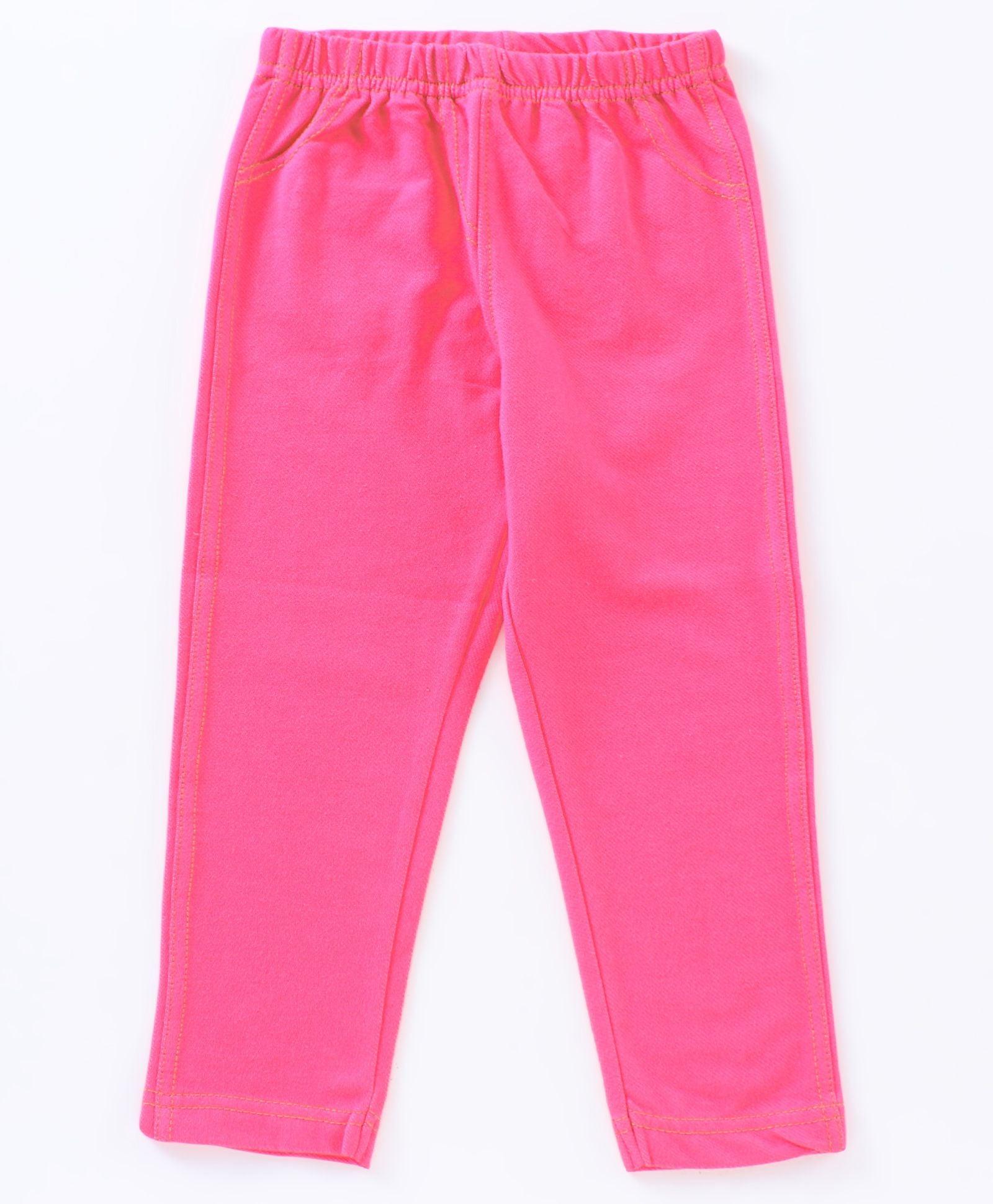 Girls Fushia Pack of 1 Jegging - Juscubs