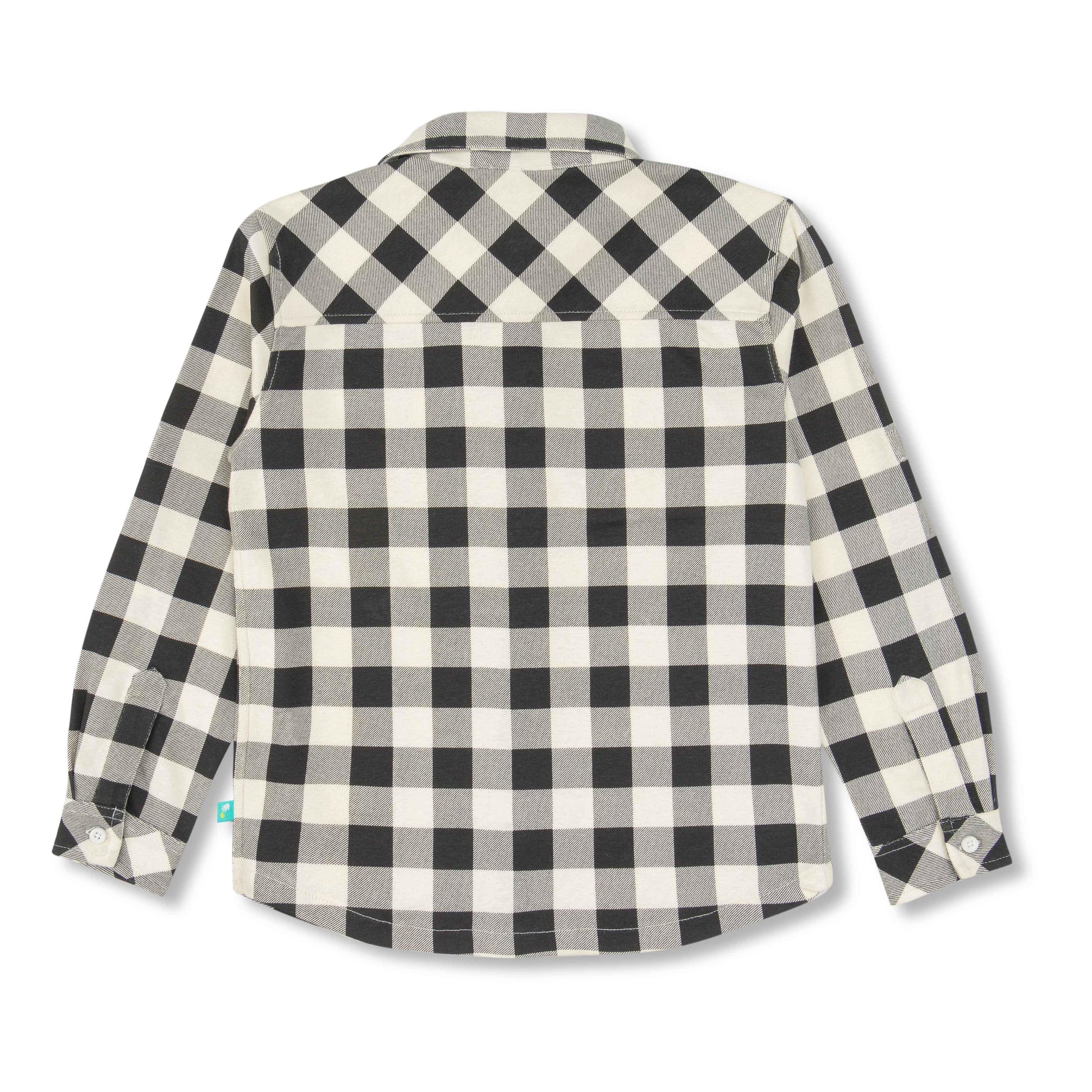 Young Boys Checked Full Sleeve Button Down Collar Shirt