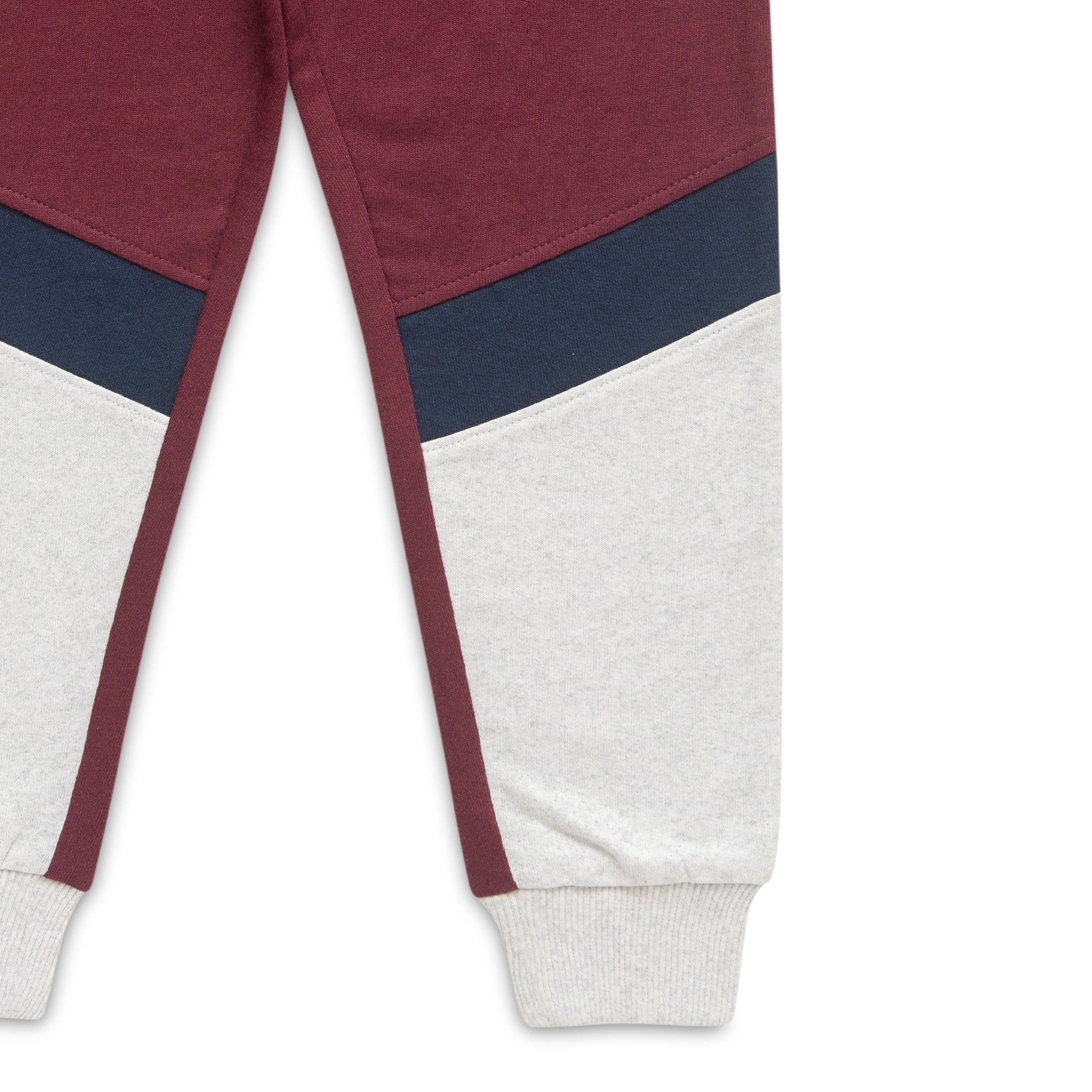 Young Boys Cut & Sew Printed Bio Washed Track Pants - Juscubs