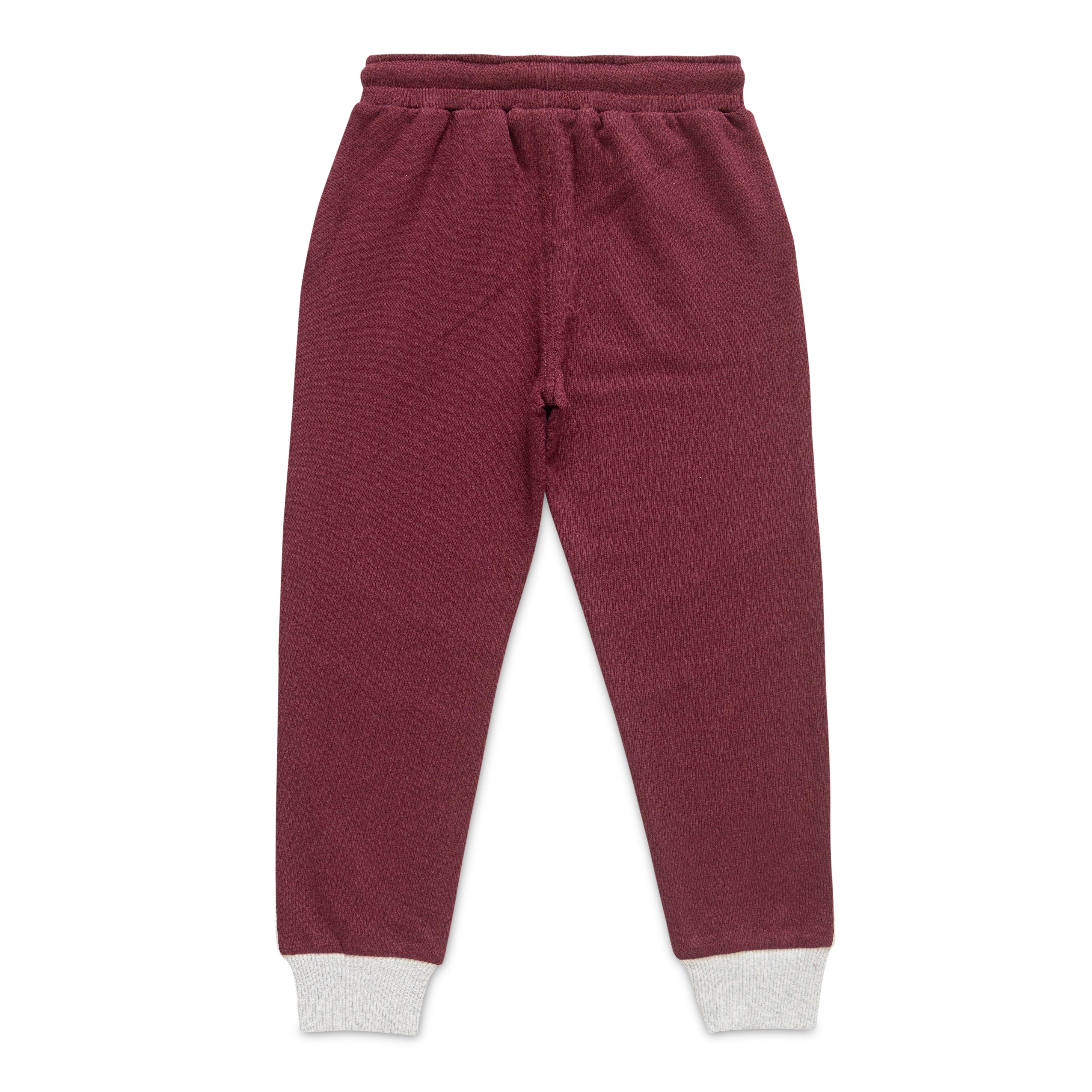 Young Boys Cut & Sew Printed Bio Washed Track Pants - Juscubs