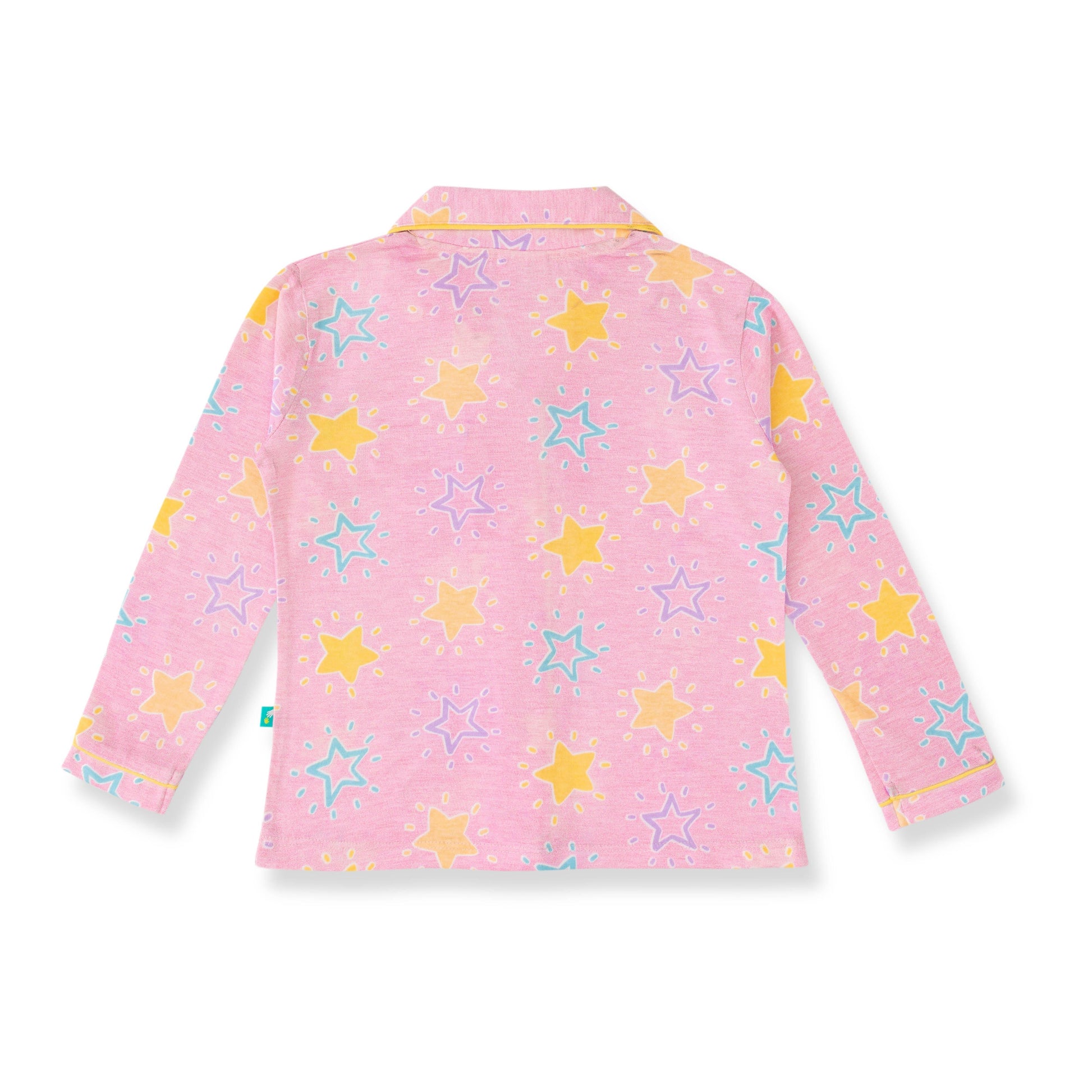 Young Girls Top & Bottom All Over Printed Nightwear