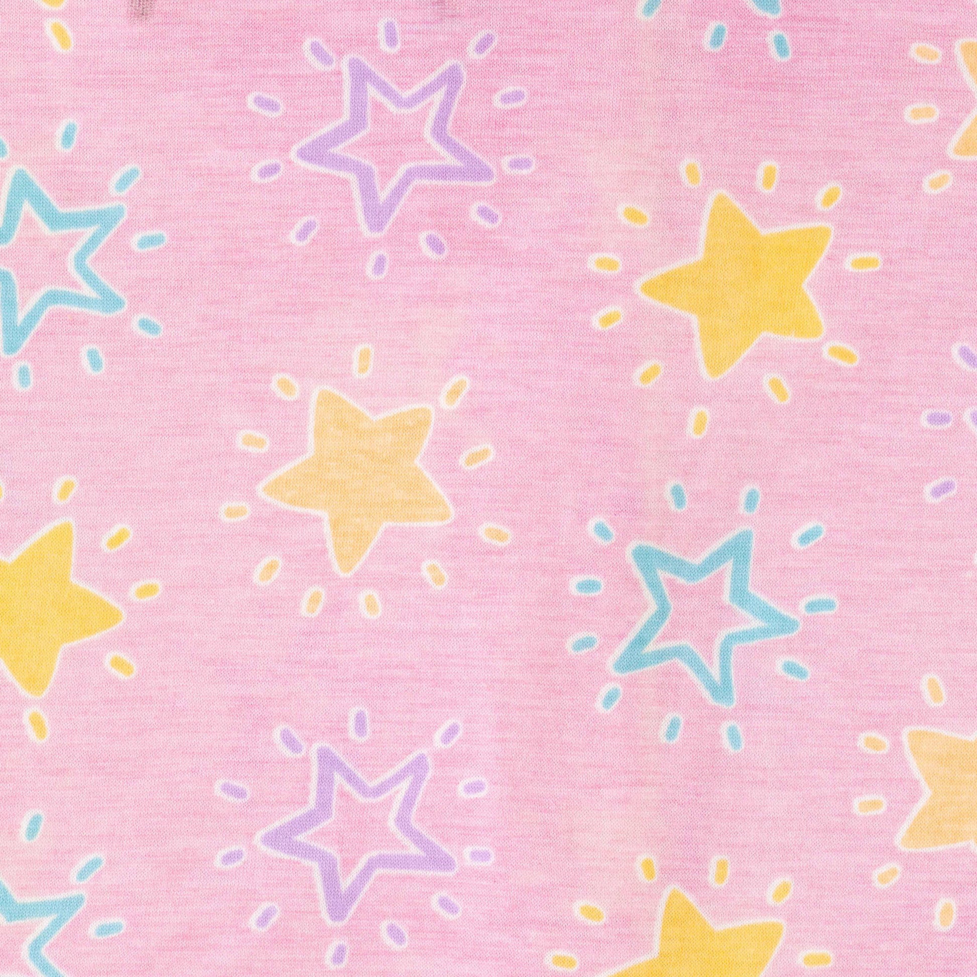 Young Girls Top & Bottom All Over Printed Nightwear