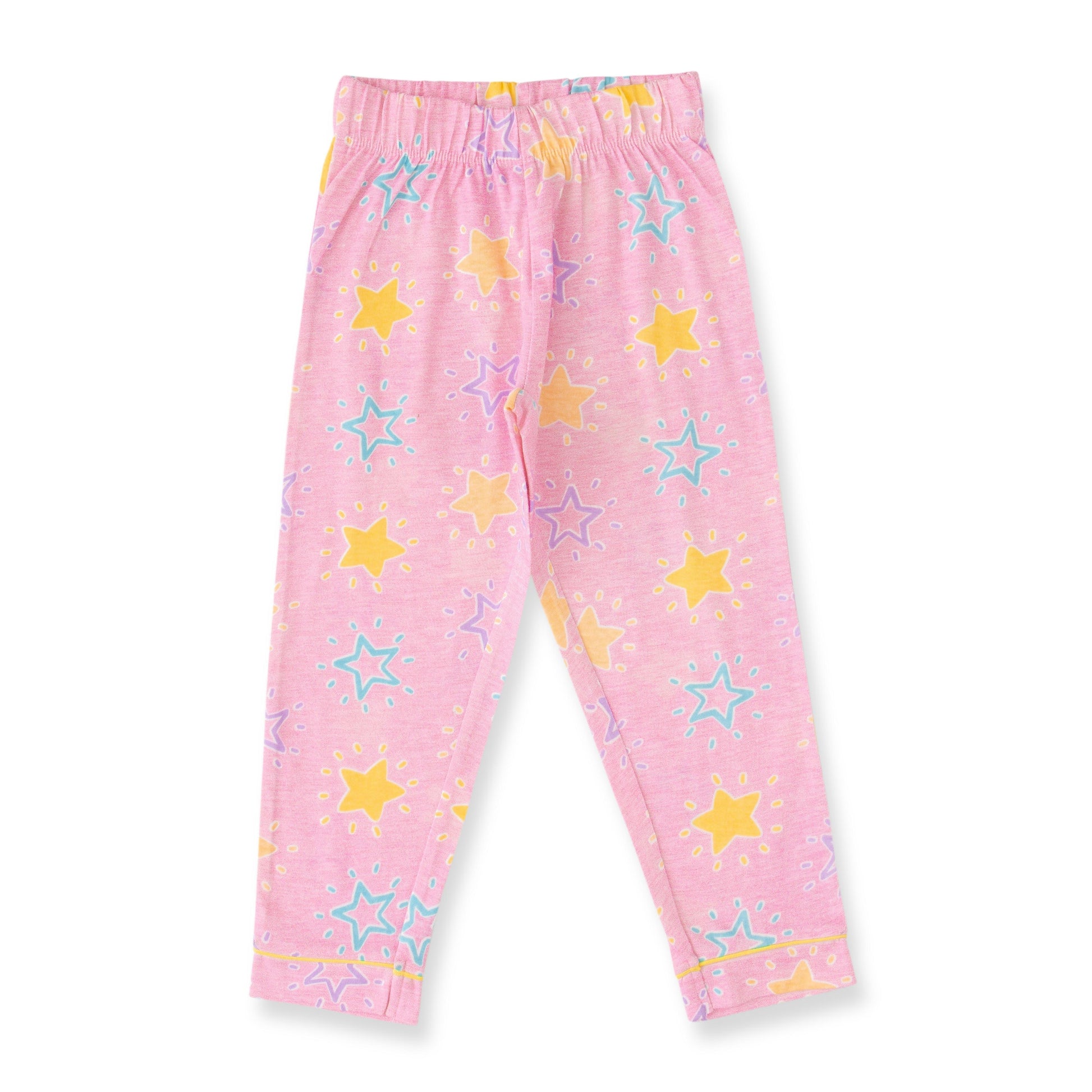Young Girls Top & Bottom All Over Printed Nightwear