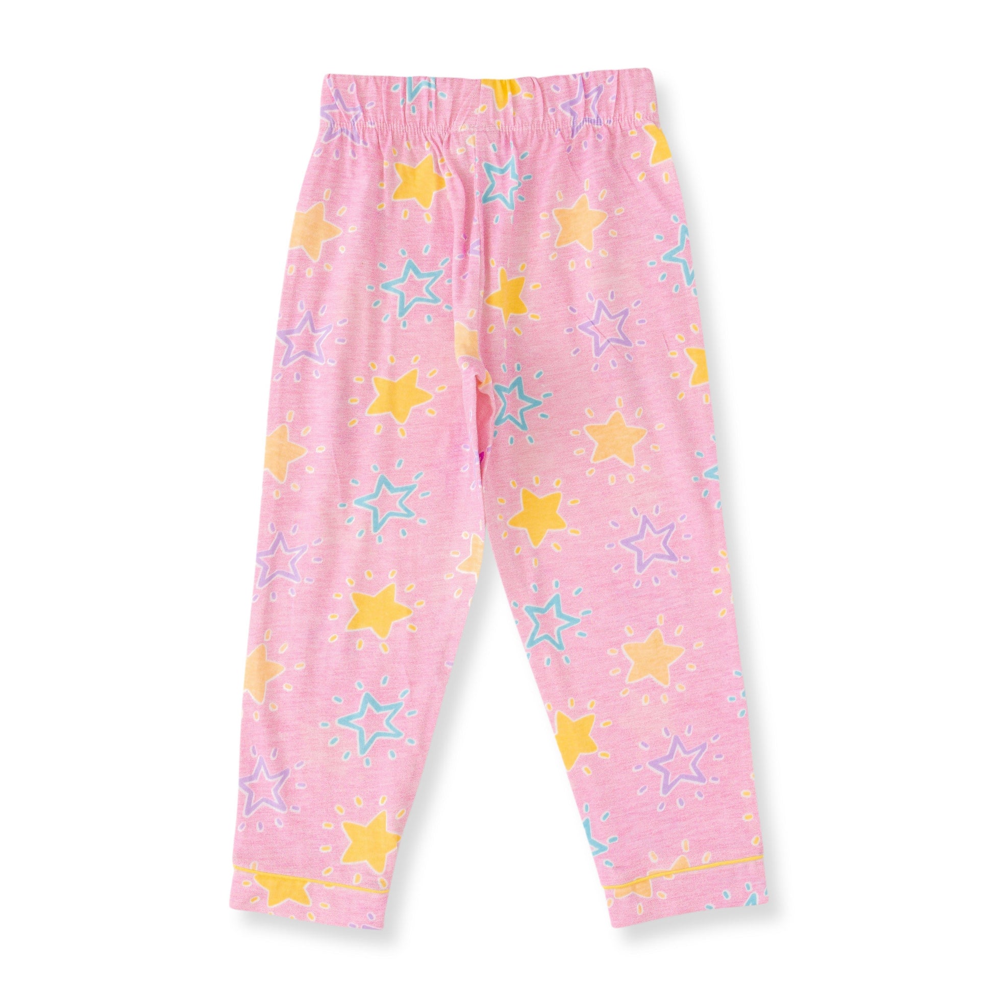 Young Girls Top & Bottom All Over Printed Nightwear