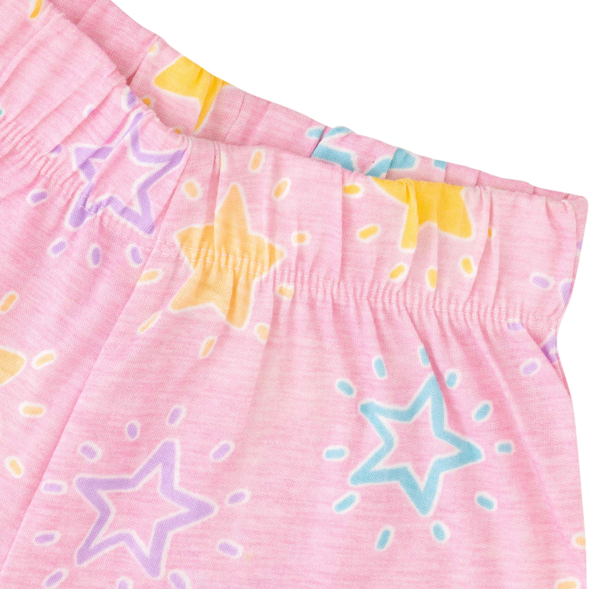 Young Girls Top & Bottom All Over Printed Nightwear