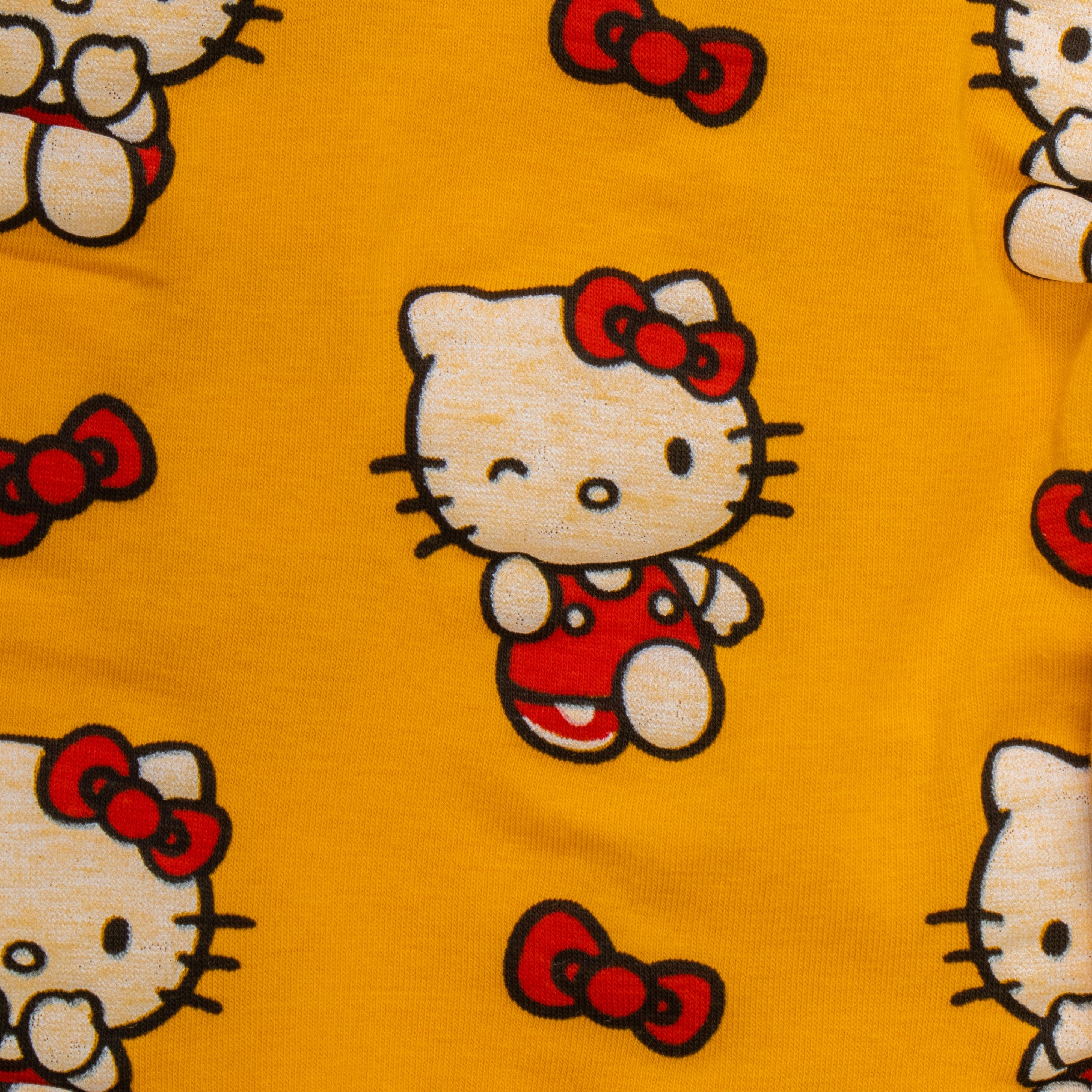 Hello Kitty Leggings Red & Yellow AOP Combo - Juscubs