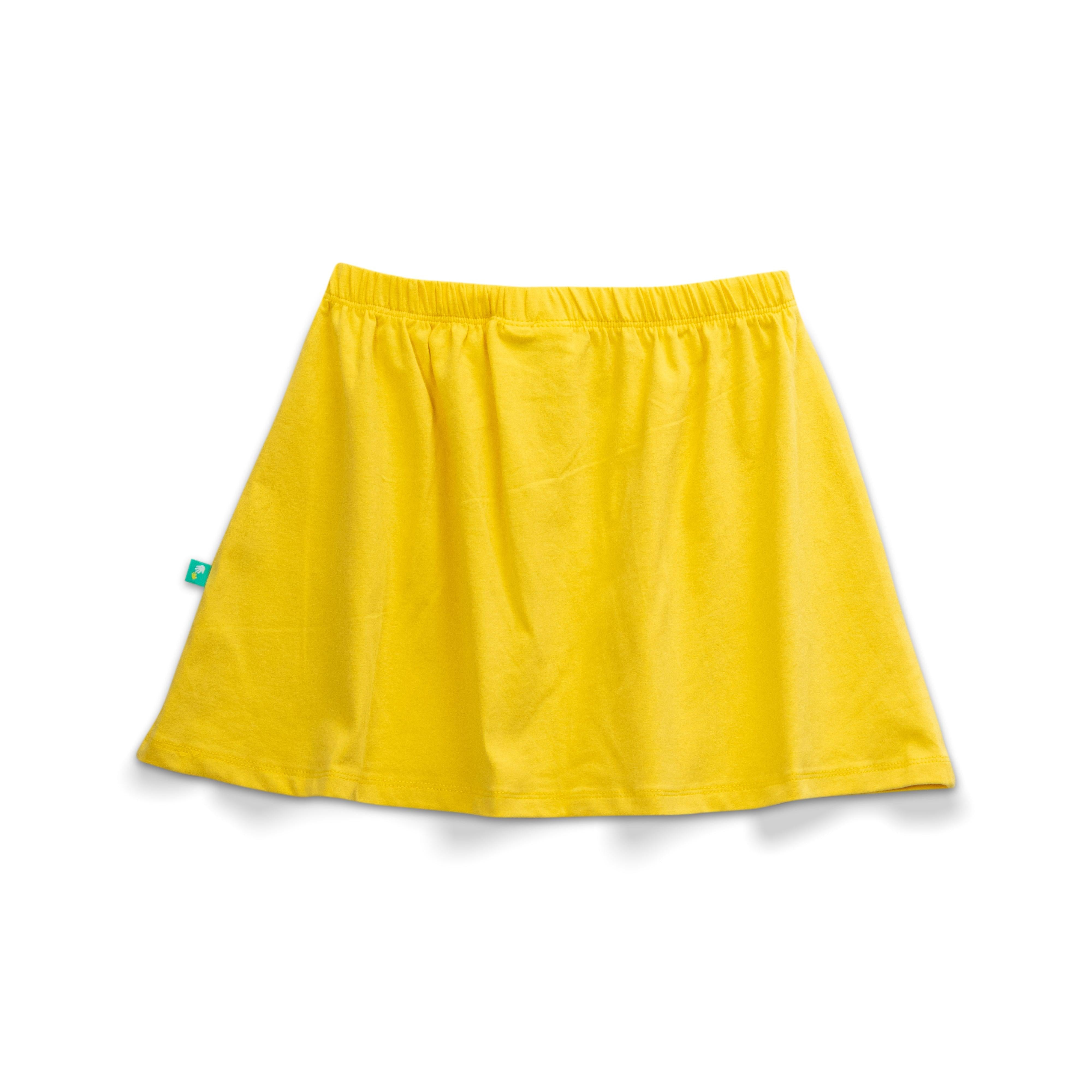 Pokemon Girls AOP & Printed Skirts Combo - Pink & Yellow - Juscubs