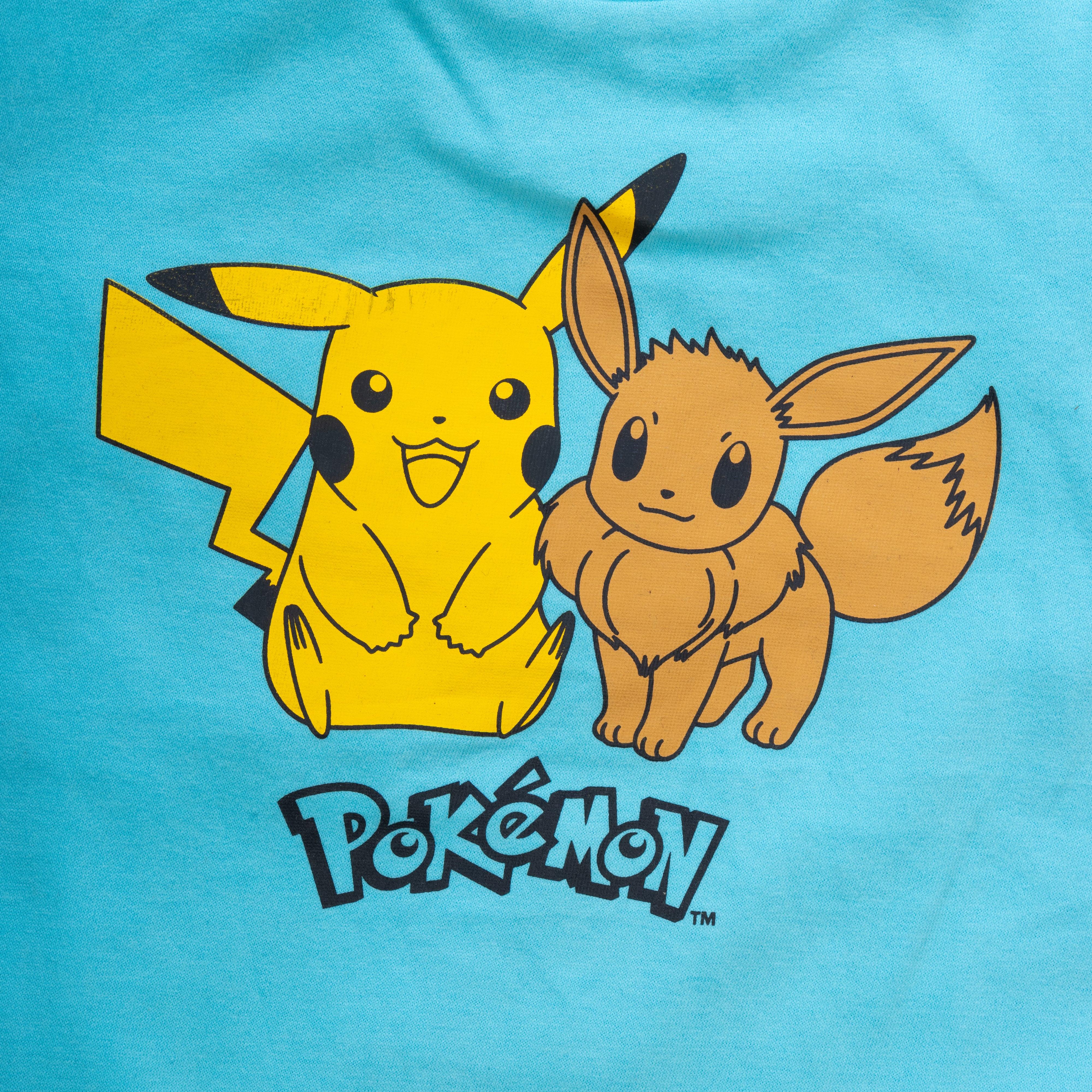 Pokemon Girls Half Sleeve Combo T-Shirt - Blue & Pink - Juscubs