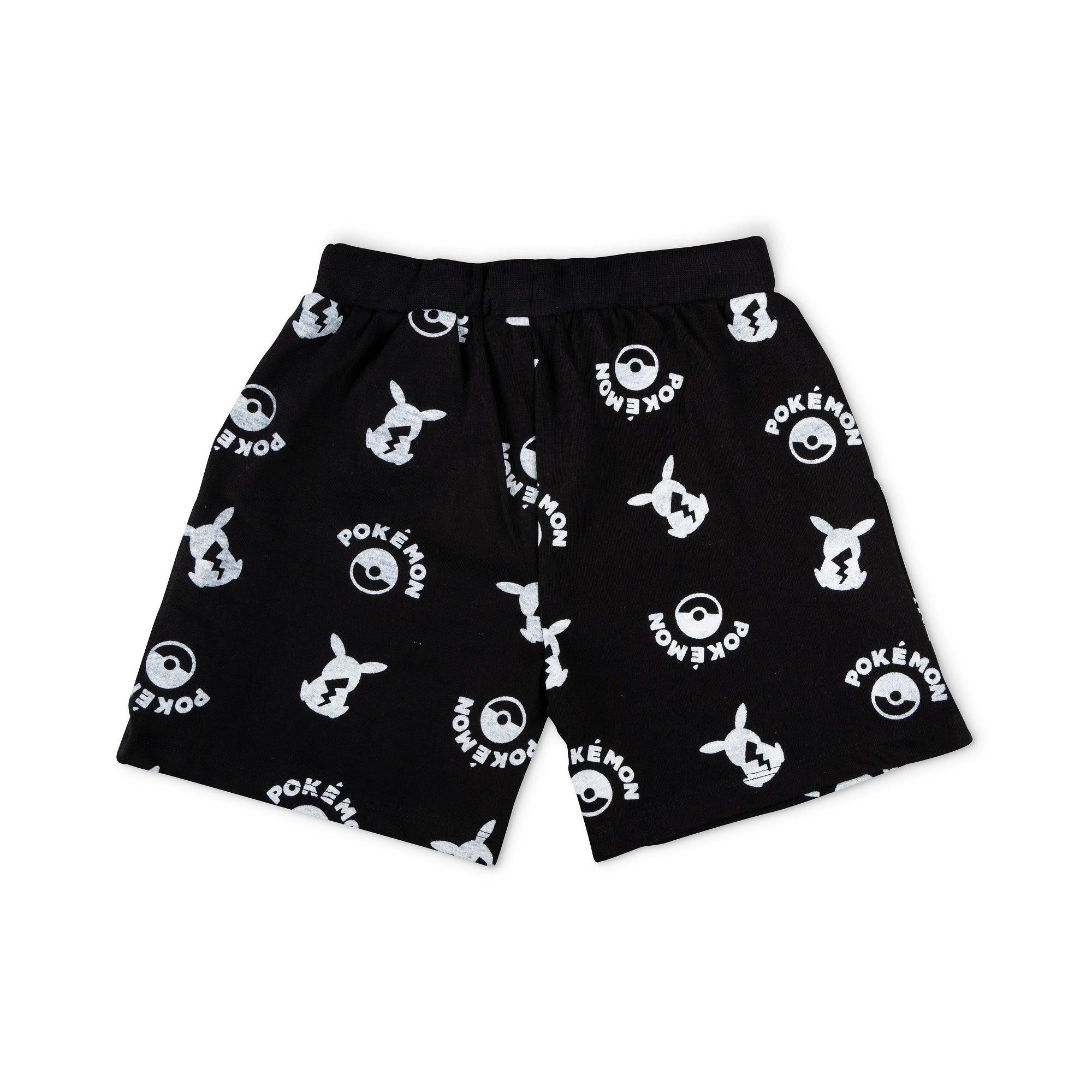 Pokemon Printed Combo Shorts - Red & Black - Juscubs