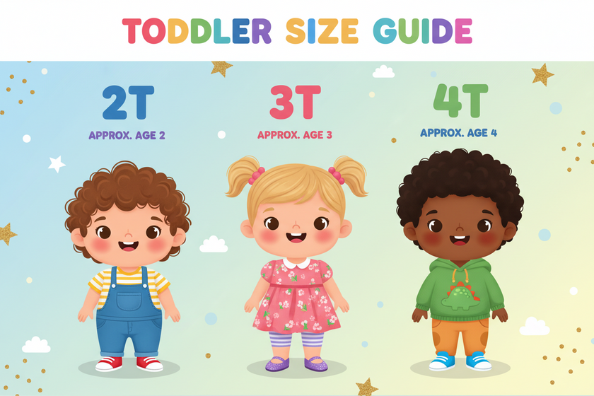 2T, 3T & 4T Clothing Size Guide: What Age Fits Each Toddler Size?