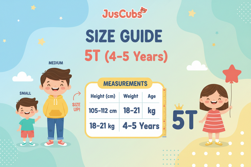 5T Size Guide: Measurements, Age Range & Is It Small or Medium?