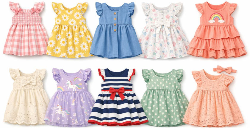 Top 10 Soft & Breathable Cotton Dresses for Baby Girls