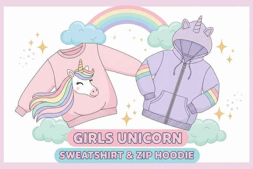Girls Unicorn Sweatshirt & Zip Hoodie: Buying Guide for Kids