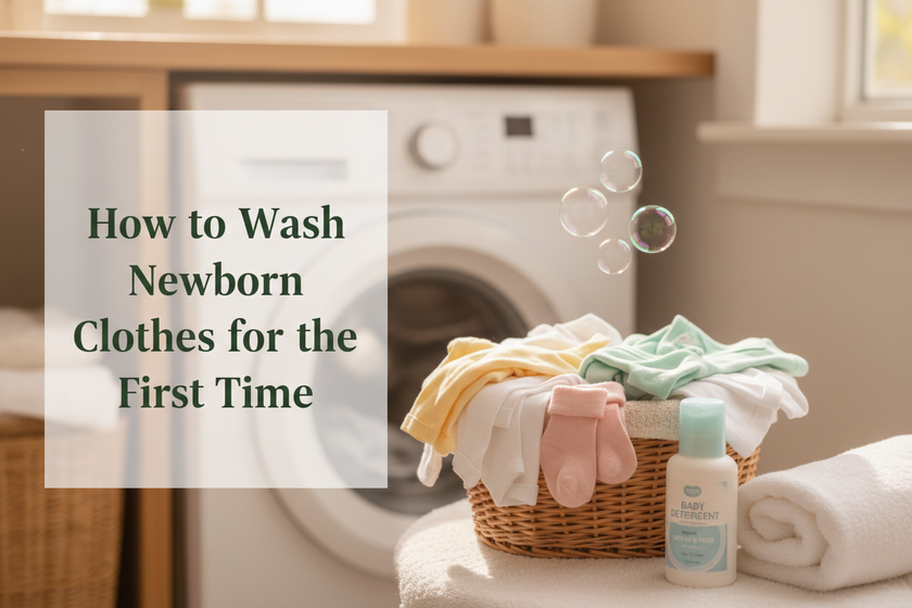 How to Wash Newborn Clothes for the First Time: Step-by-Step Guide