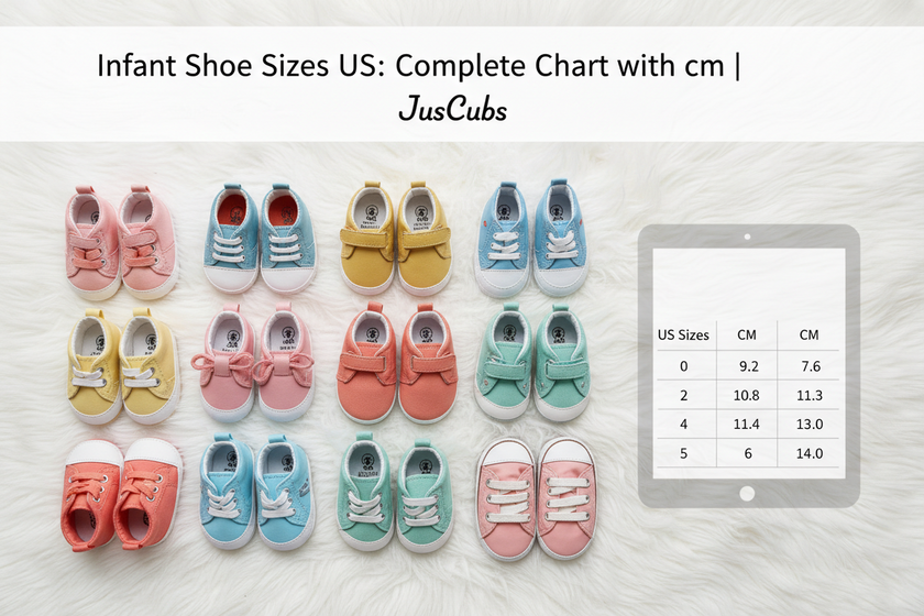 Infant Shoe Sizes US: Complete Size Chart with cm Measurements