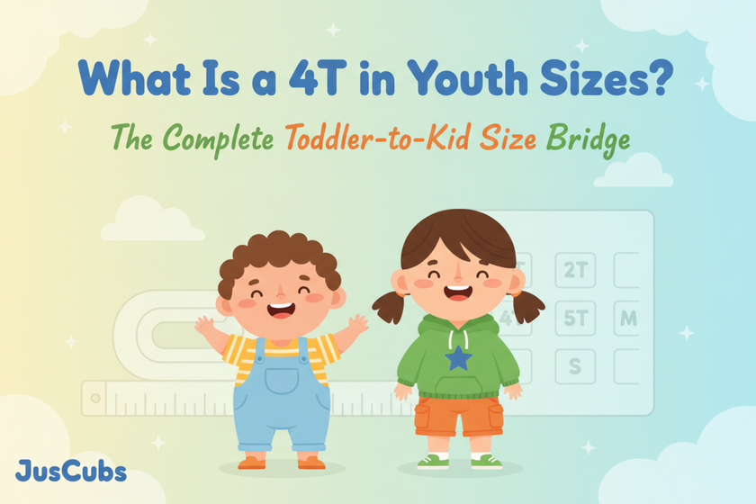 What Is a 4T in Youth Sizes? The Complete Toddler-to-Kid Size Bridge | JusCubs