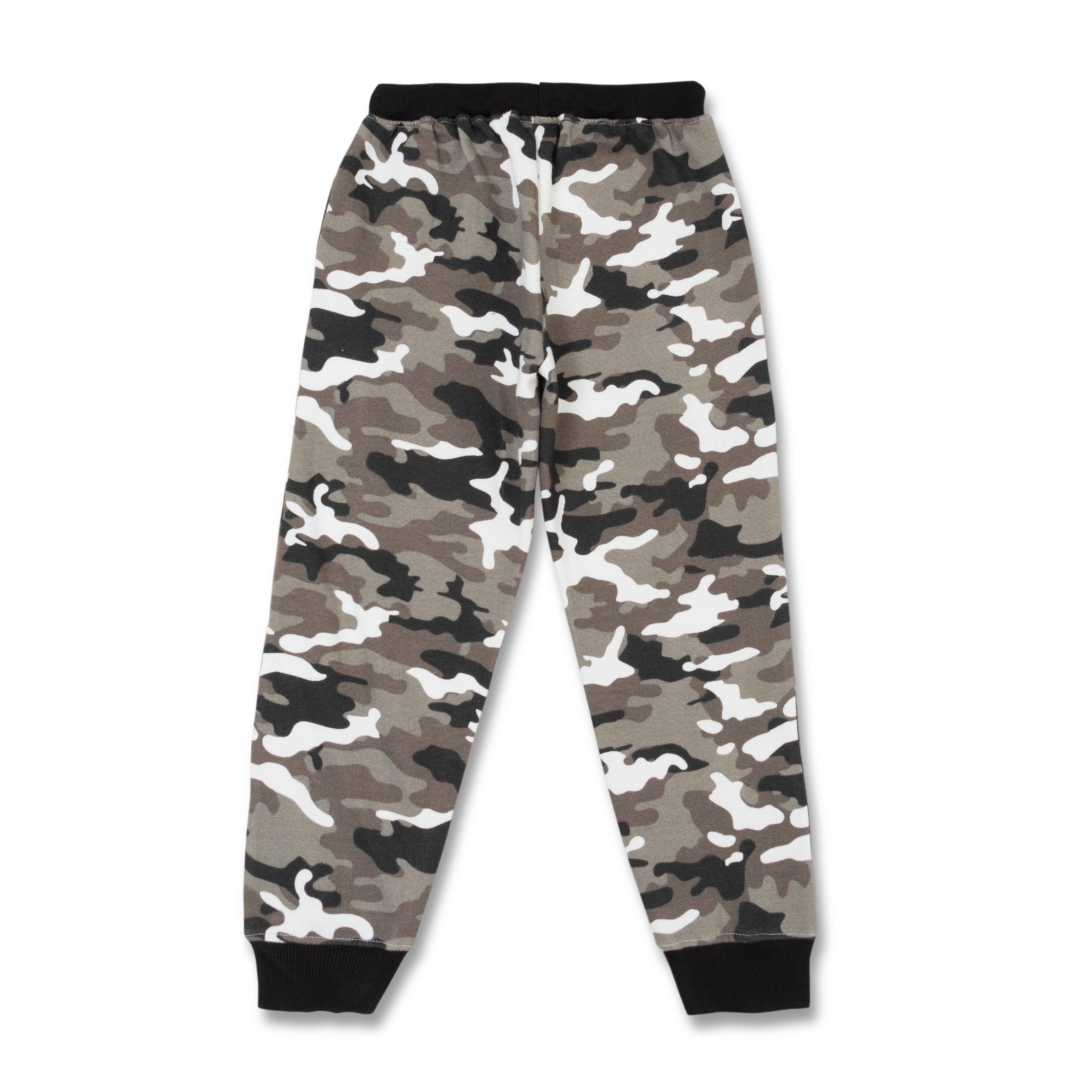 Boys Full Length Camouflage Printed Jogger Pant