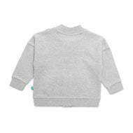 "Baby Boys' Space-Themed Zip-Up Jacket – 'My Little Universe' Embroidered Design "