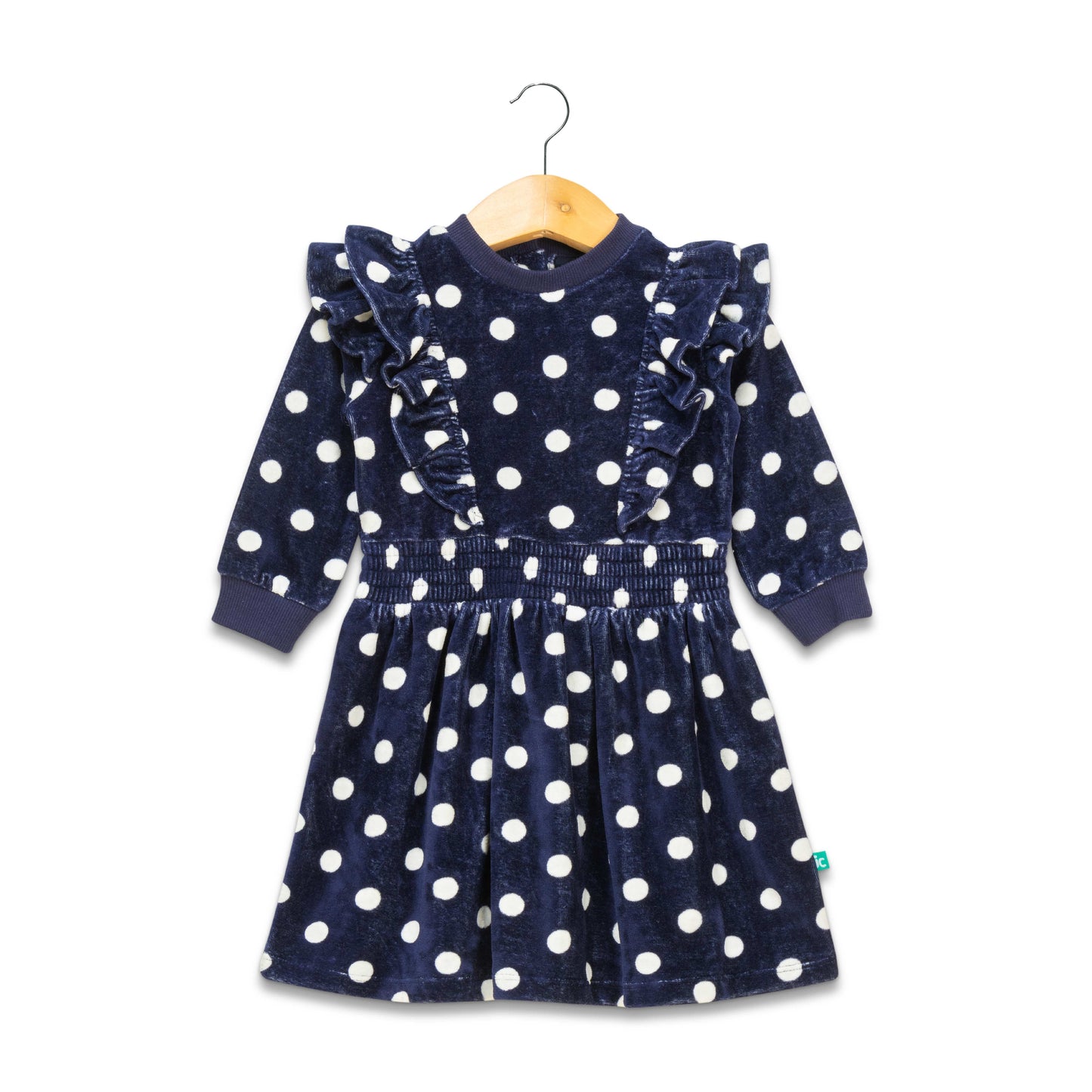 Girls Full Sleeve All Over Printed Dress