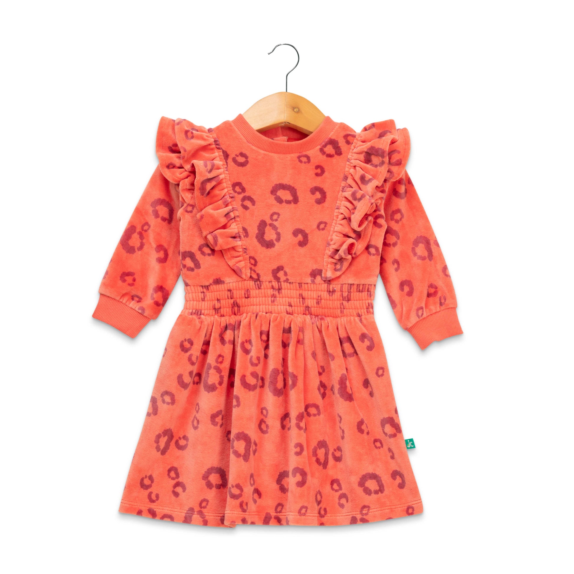 Girls Full Sleeve All Over Printed Dress