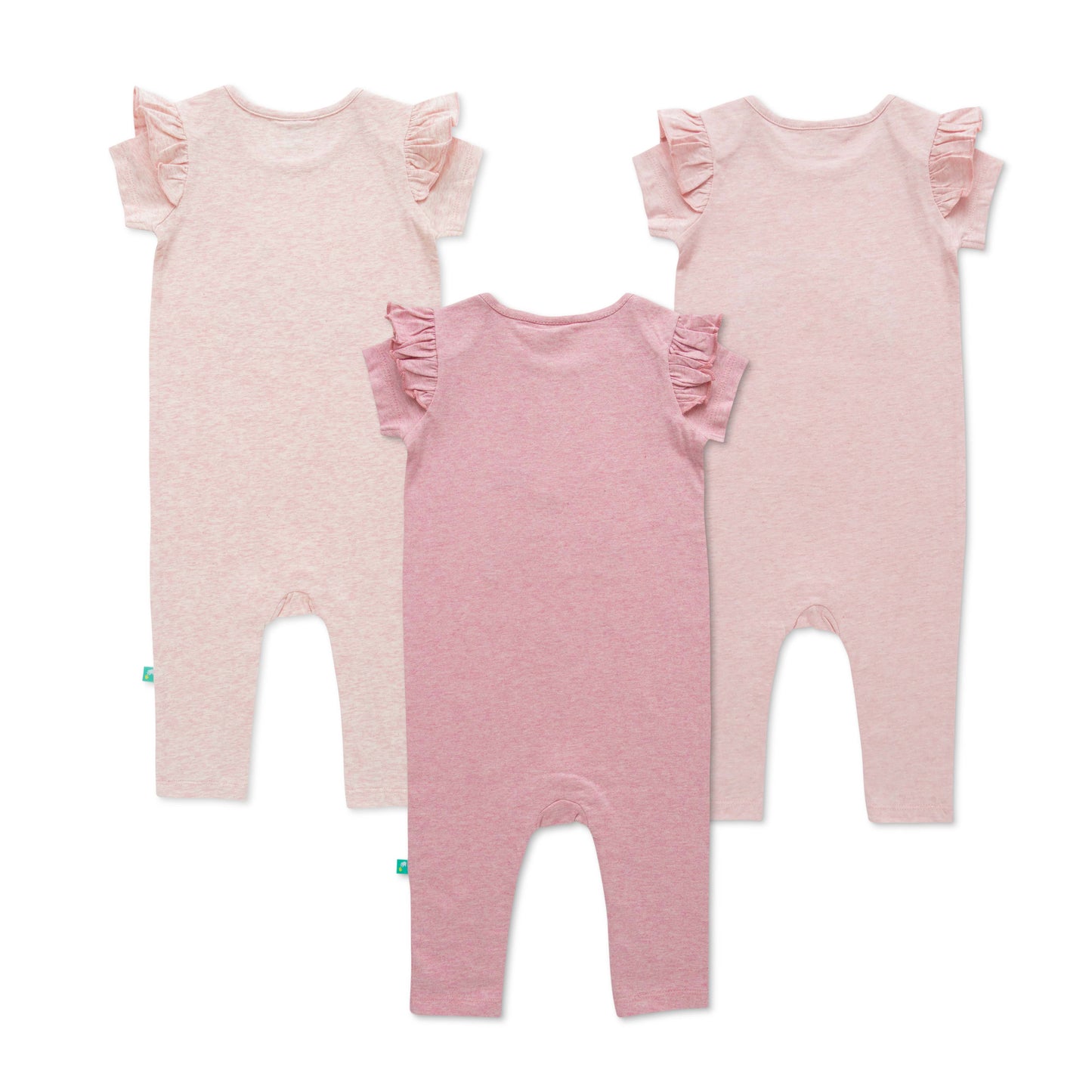 Half Sleeve  Printed AOP & Embroidery Romper Pack of 3