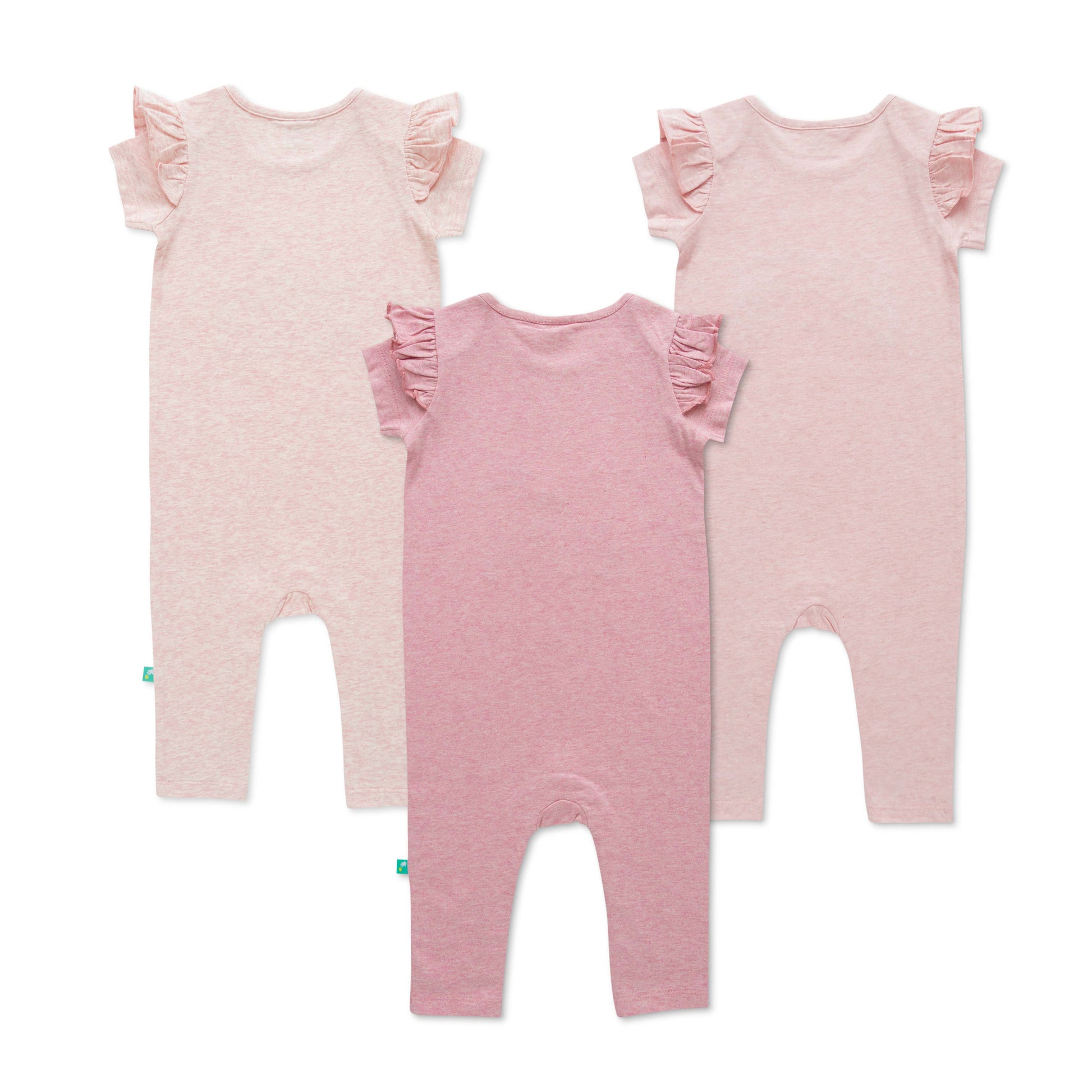 Half Sleeve  Printed AOP & Embroidery Romper Pack of 3