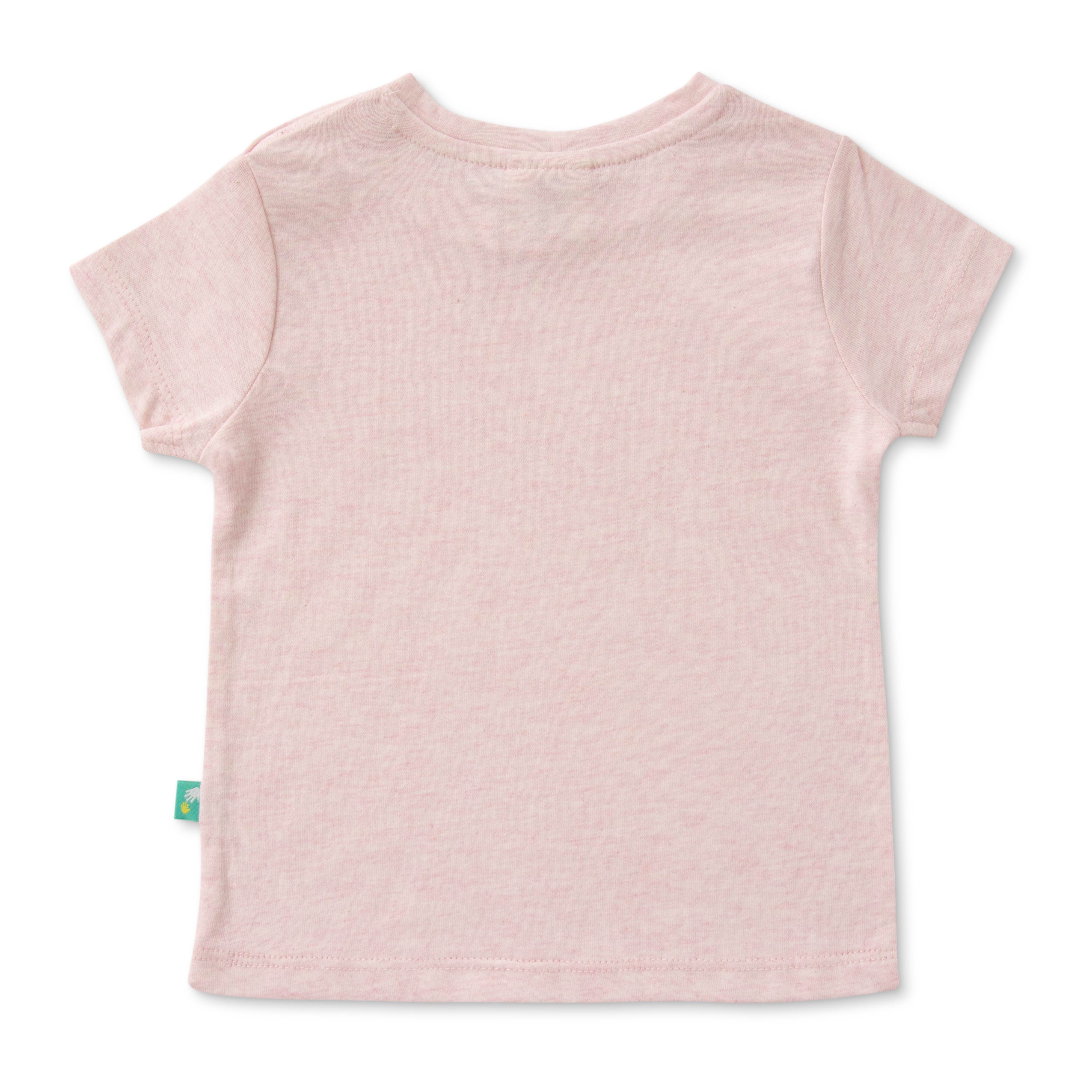 Baby Girls' Yellow Dungaree Set with Hedgehog Patch and Pink T-Shirt