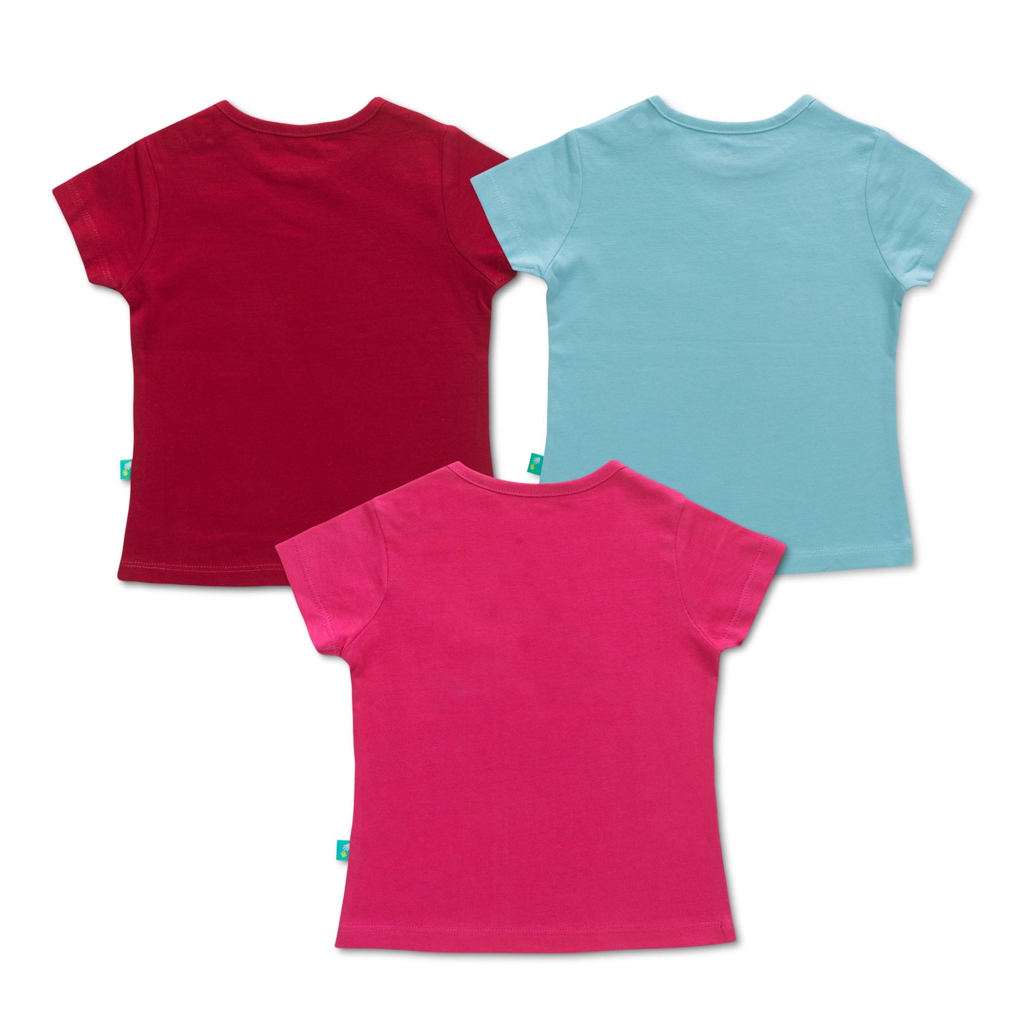 "Baby Girls' Cotton T-Shirts – Pack of 3 (Sea & Whale Prints)"