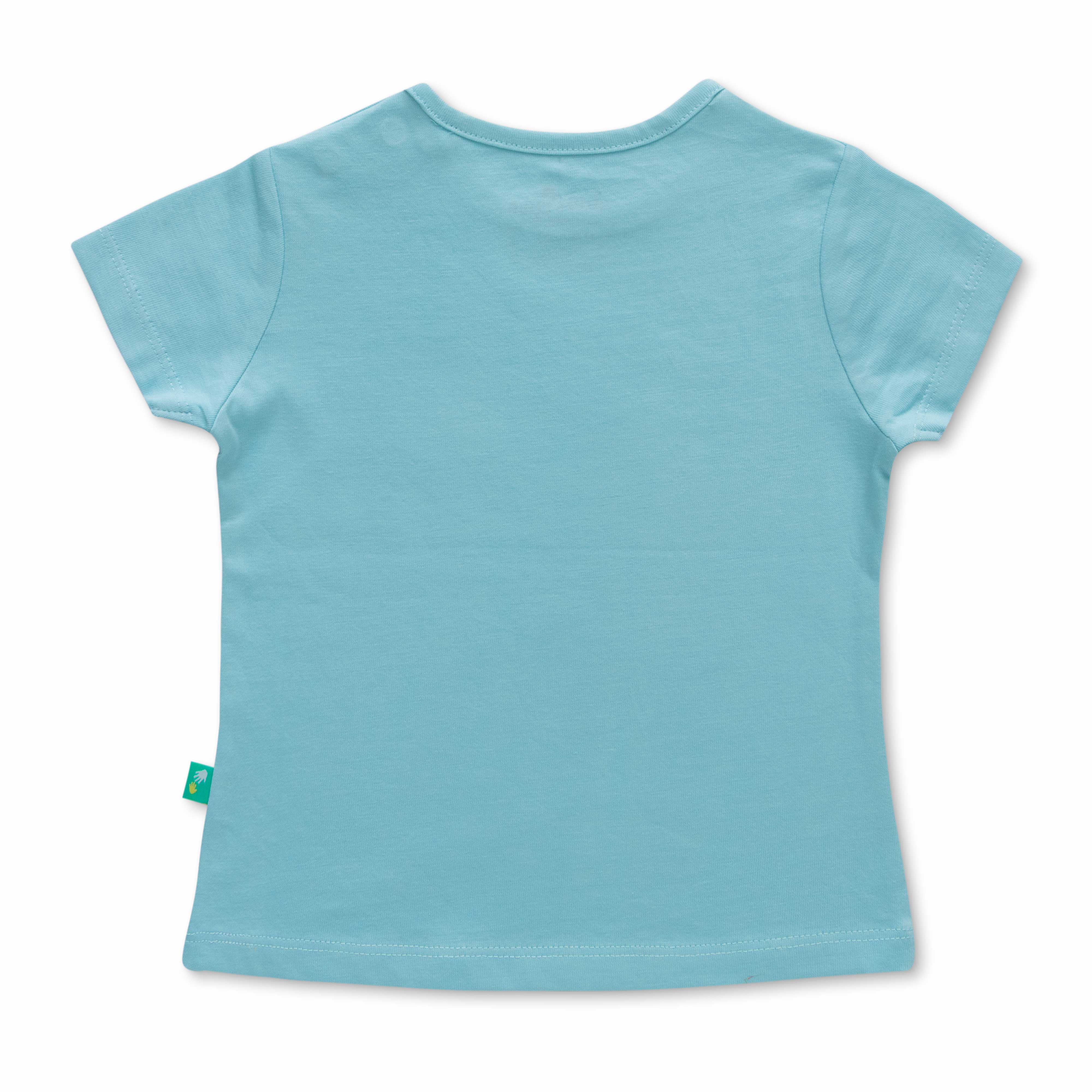 "Baby Girls' Cotton T-Shirts – Pack of 3 (Sunshine & Whale Prints)"