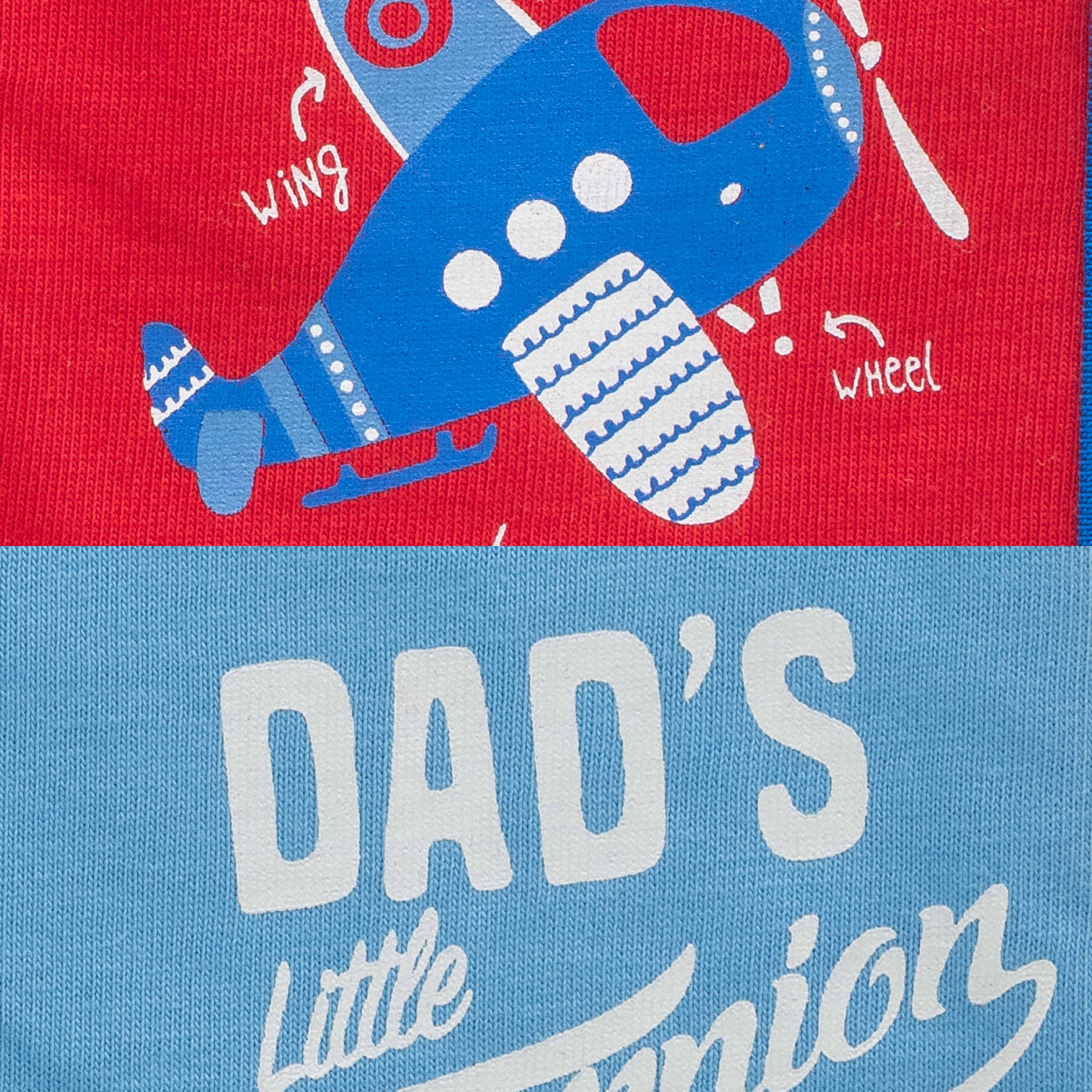 Baby Boys’ 2-Pack Cotton Shorts – Sports & Airplane Print Combo Set