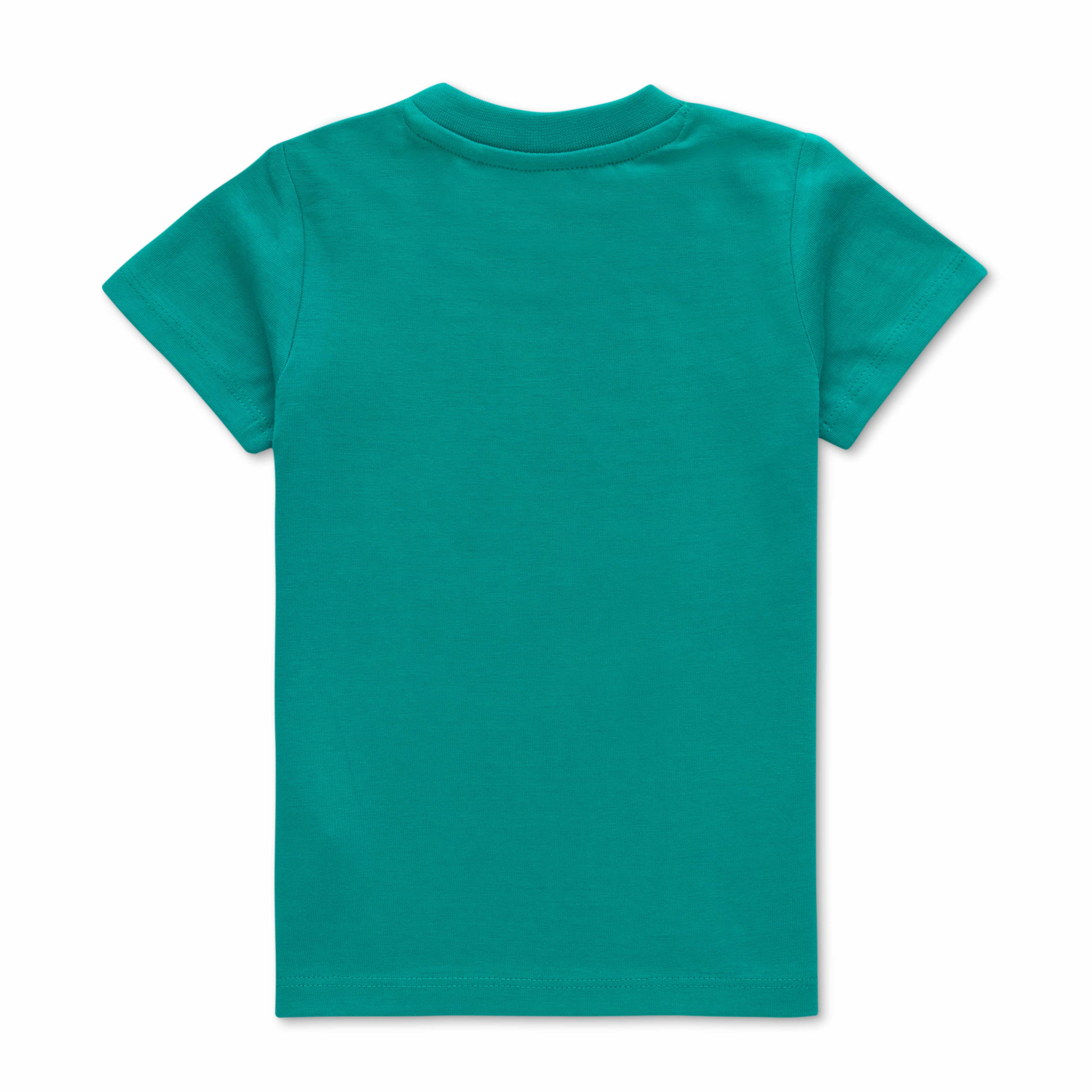 "Baby Boys' Printed T-Shirt Pack – Set of 3 (Astronaut, Shark, and Ocean Theme) – 100% Cotton Tees"