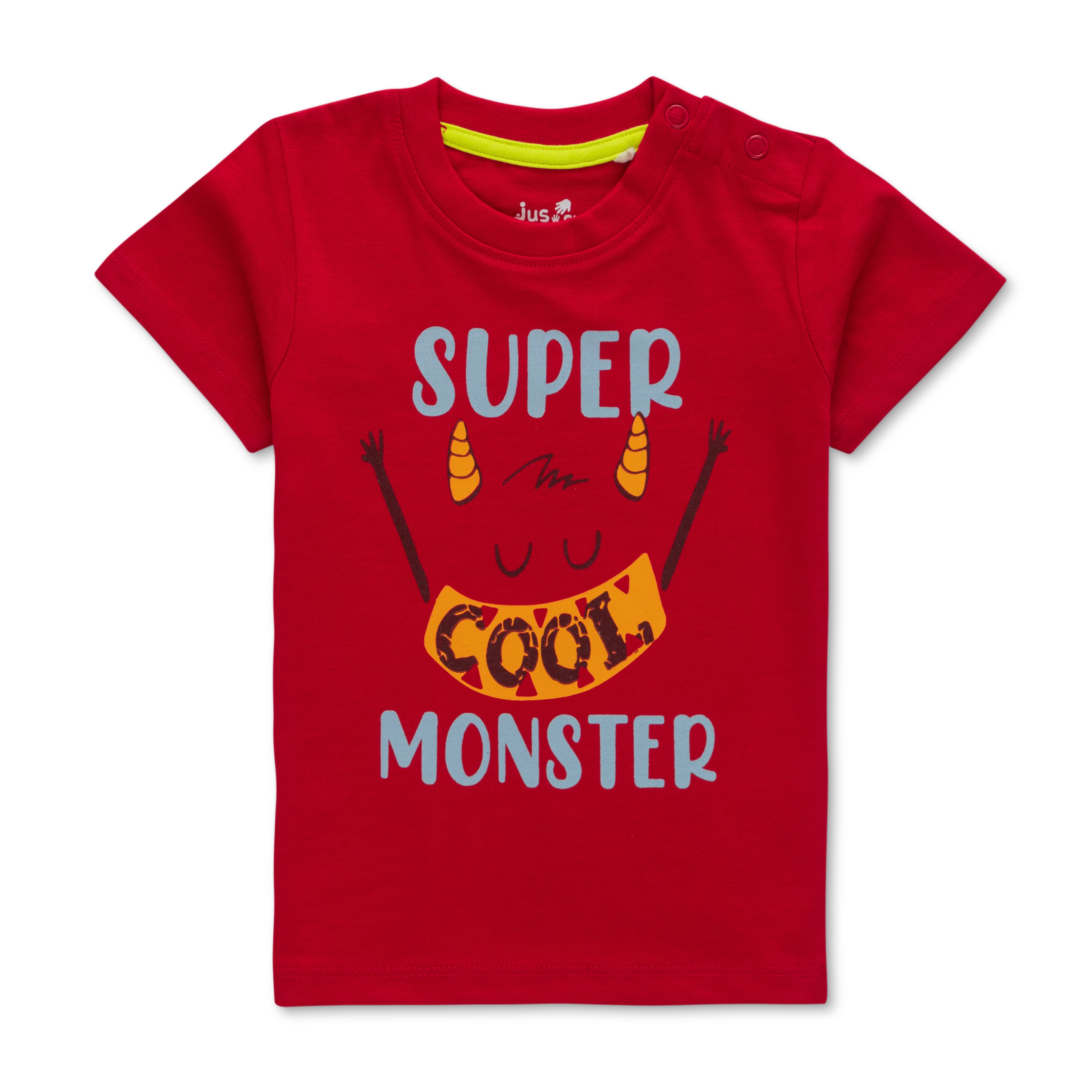"Baby Boys' Graphic T-Shirt Pack – Set of 3 (Copilot, Shark, and Cool Monster Prints) – 100% Cotton"
