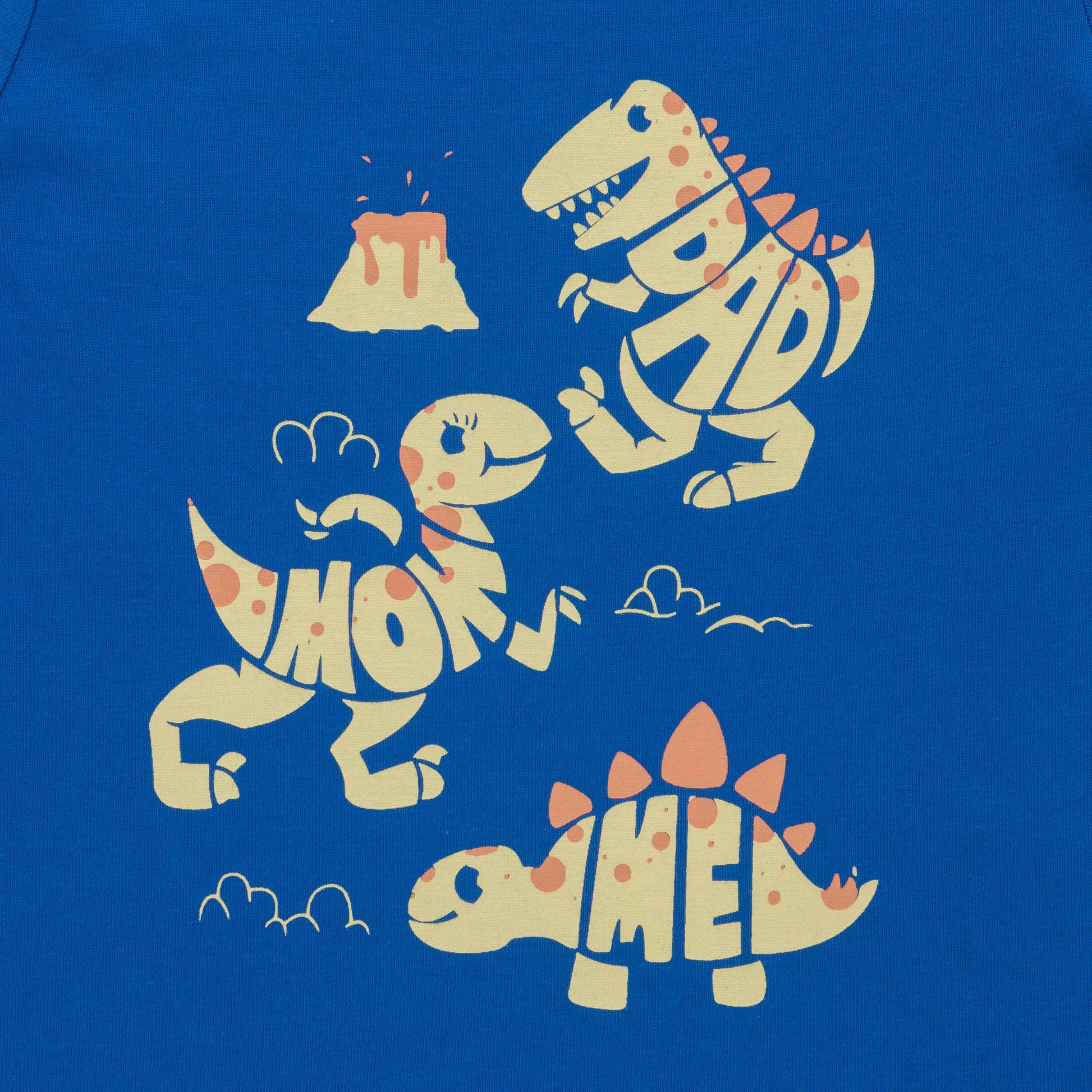 "Baby Boys' Printed T-Shirt Combo – Pack of 3 (Dino, Shark & Dad's Copilot Designs) – 100% Cotton"
