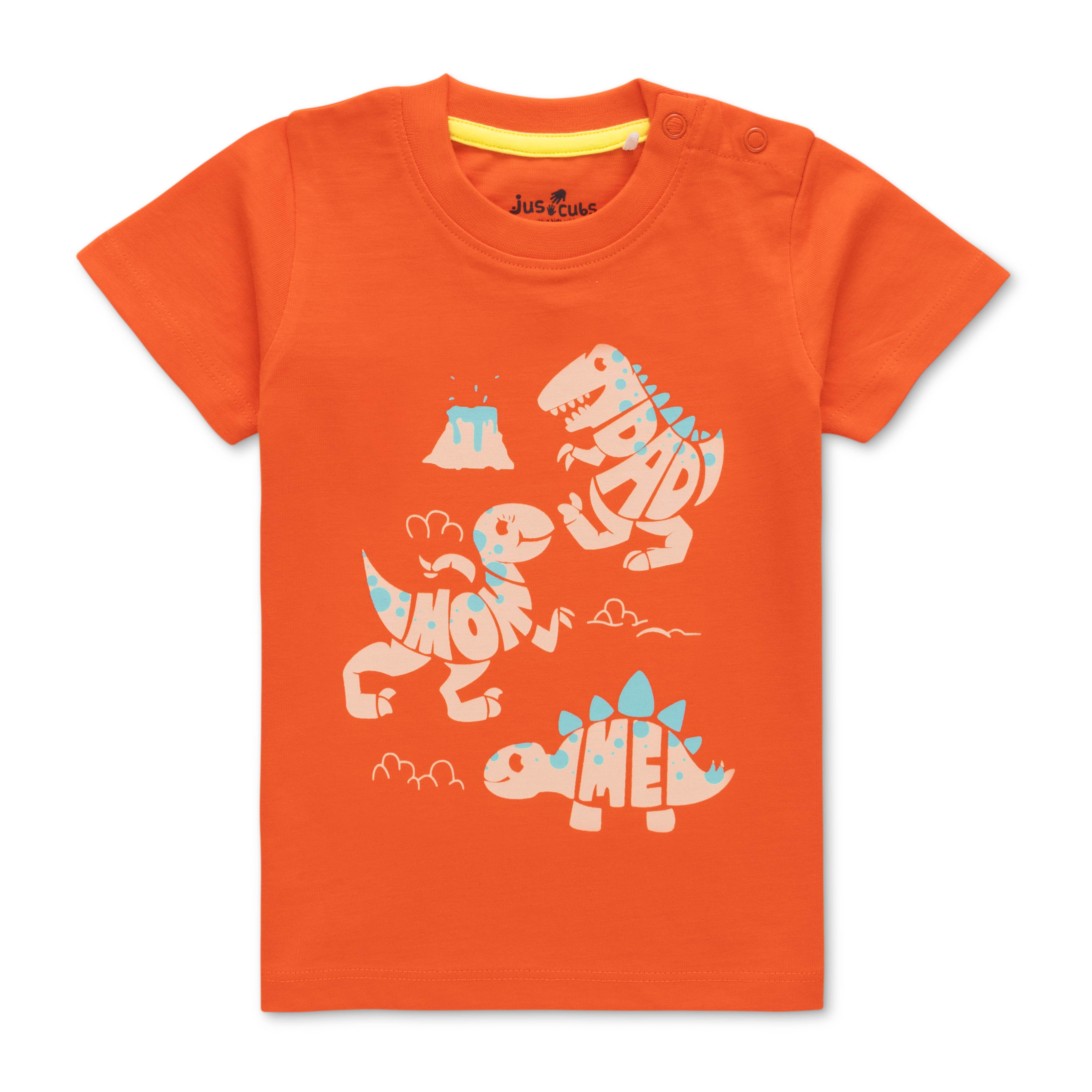"Baby Boys' Graphic T-Shirt Set – Pack of 3 (Dino, Cool Monster & Nautical Prints) – 100% Cotton Tees"