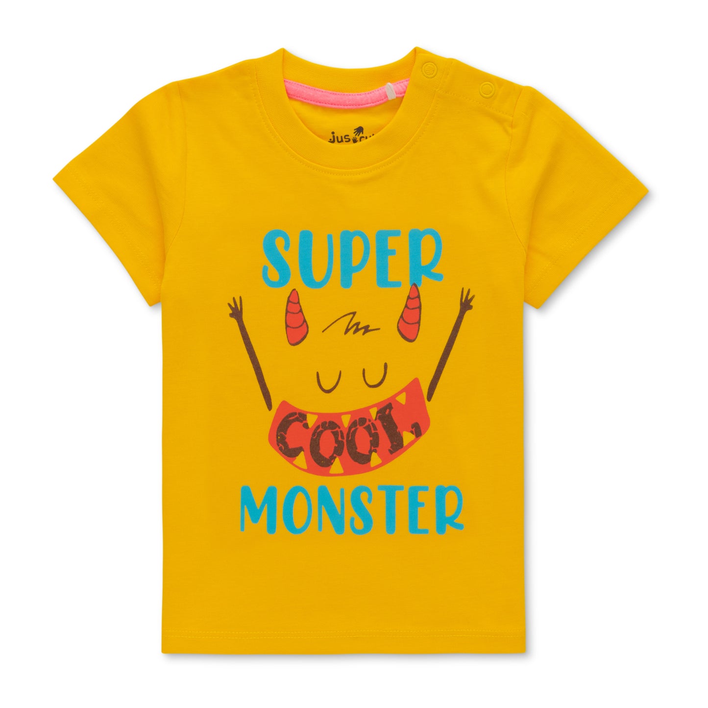 "Baby Boys' Graphic T-Shirt Set – Pack of 3 (Dino, Astronaut & Monster Prints) – Colorful Cotton Tees"