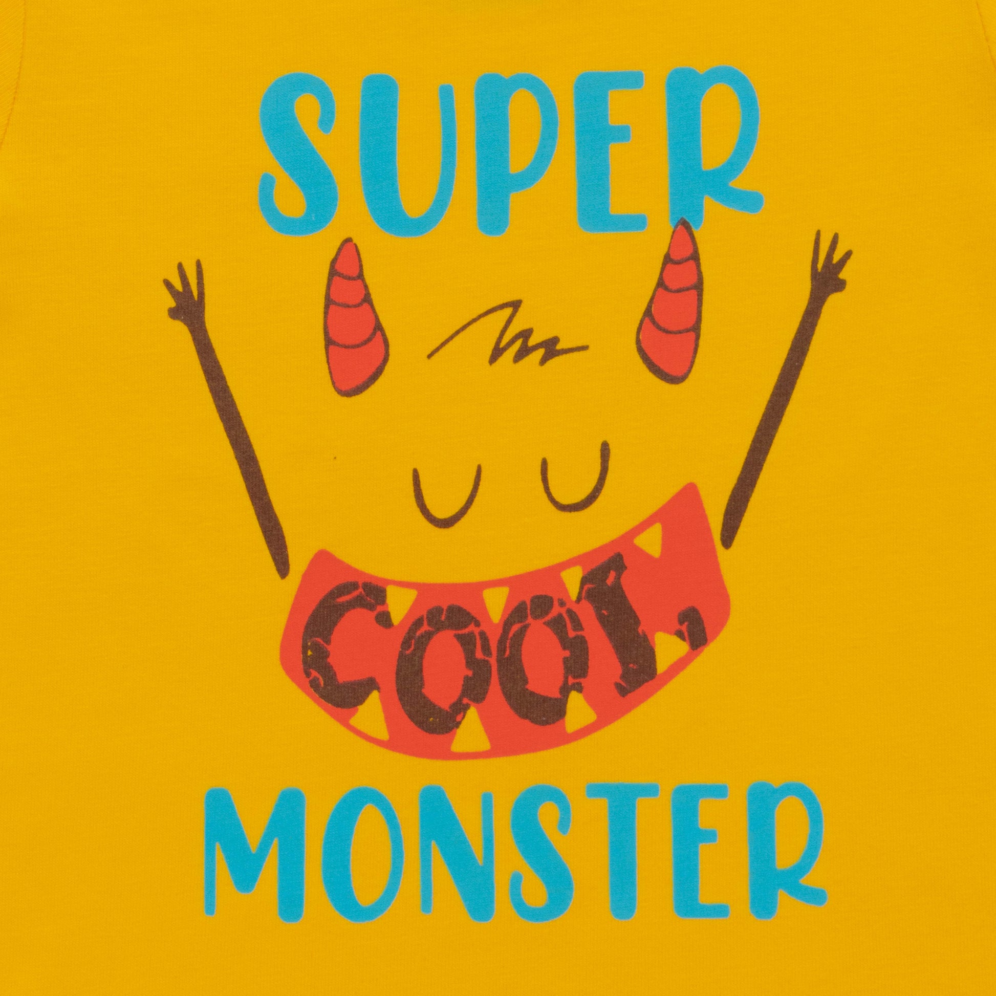 "Baby Boys' Graphic T-Shirt Set – Pack of 3 (Dino, Astronaut & Monster Prints) – Colorful Cotton Tees"