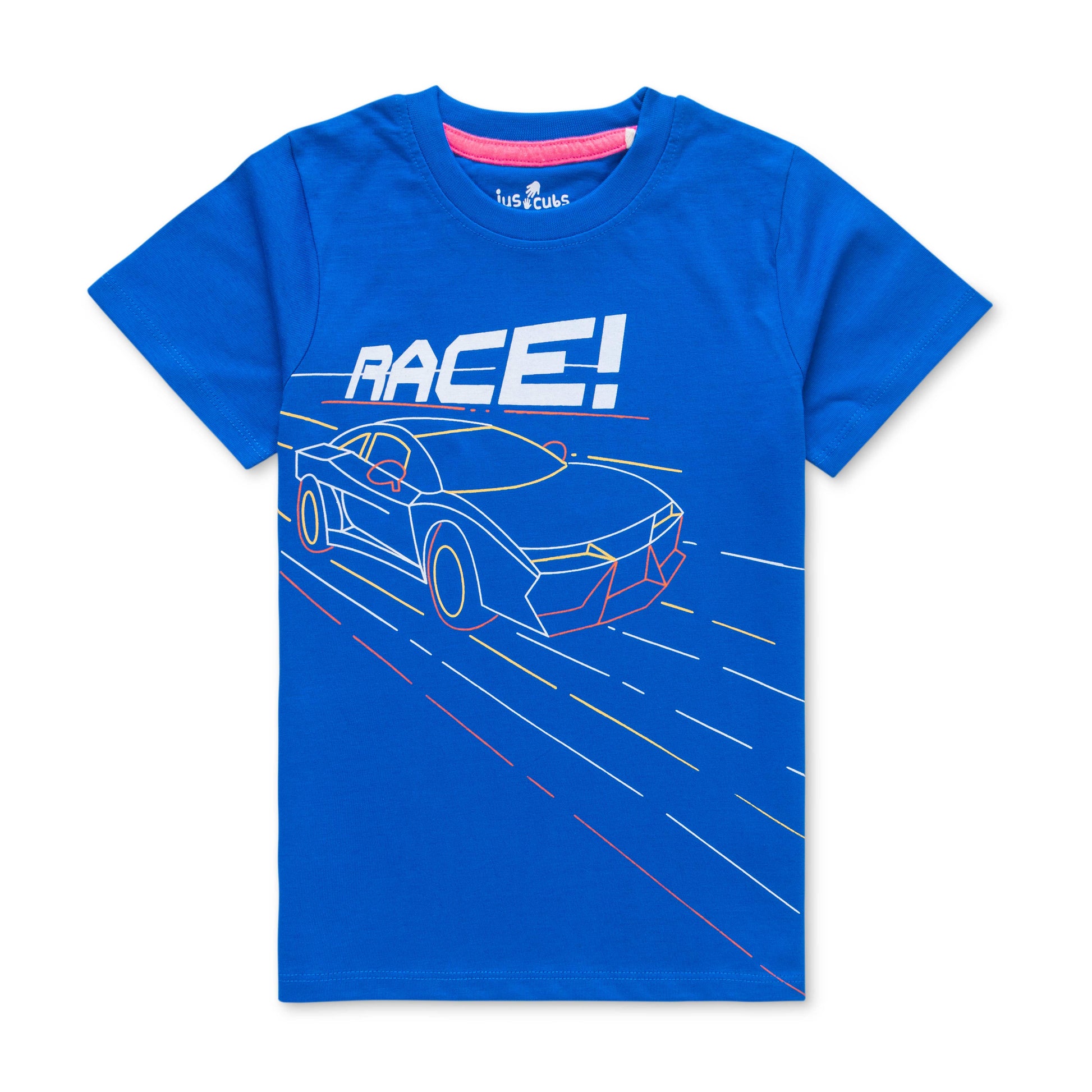 "Boys' Fun Graphic T-Shirt Combo – Pack of 3 (Shark, Astronaut & Race Car Prints)"