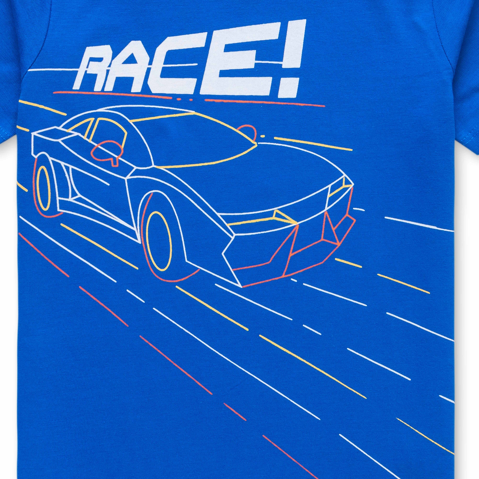 "Boys' Fun Graphic T-Shirt Combo – Pack of 3 (Shark, Astronaut & Race Car Prints)"