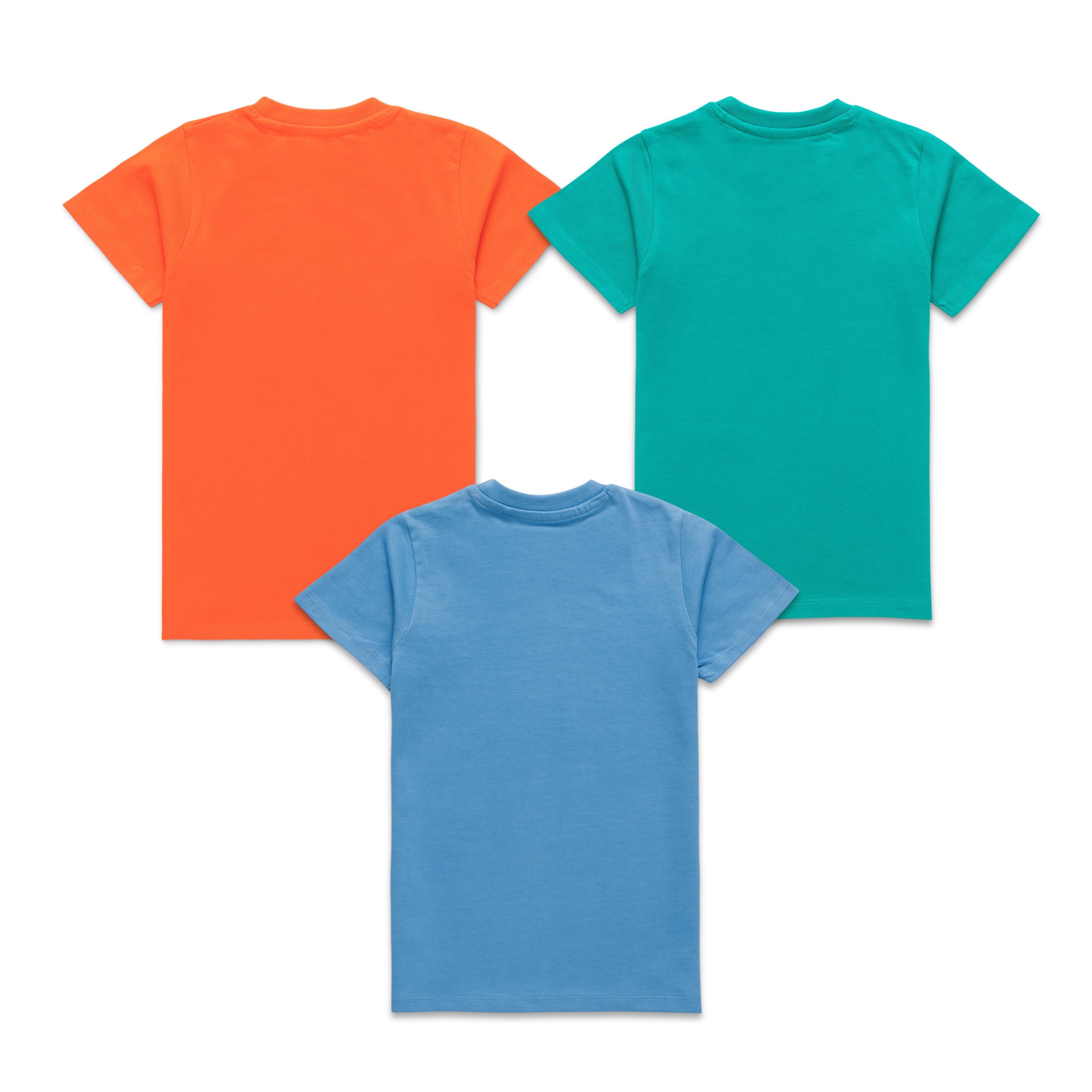 Boys Half Sleeves  Printed Tee Pack Of 3