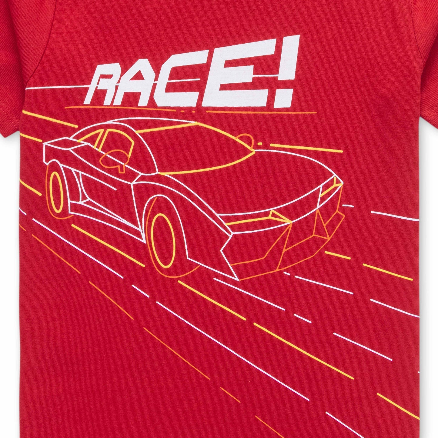 Boys' Graphic T-Shirt Pack – Set of 3 Cool Designs (Surf, Race Car, Construction Theme)