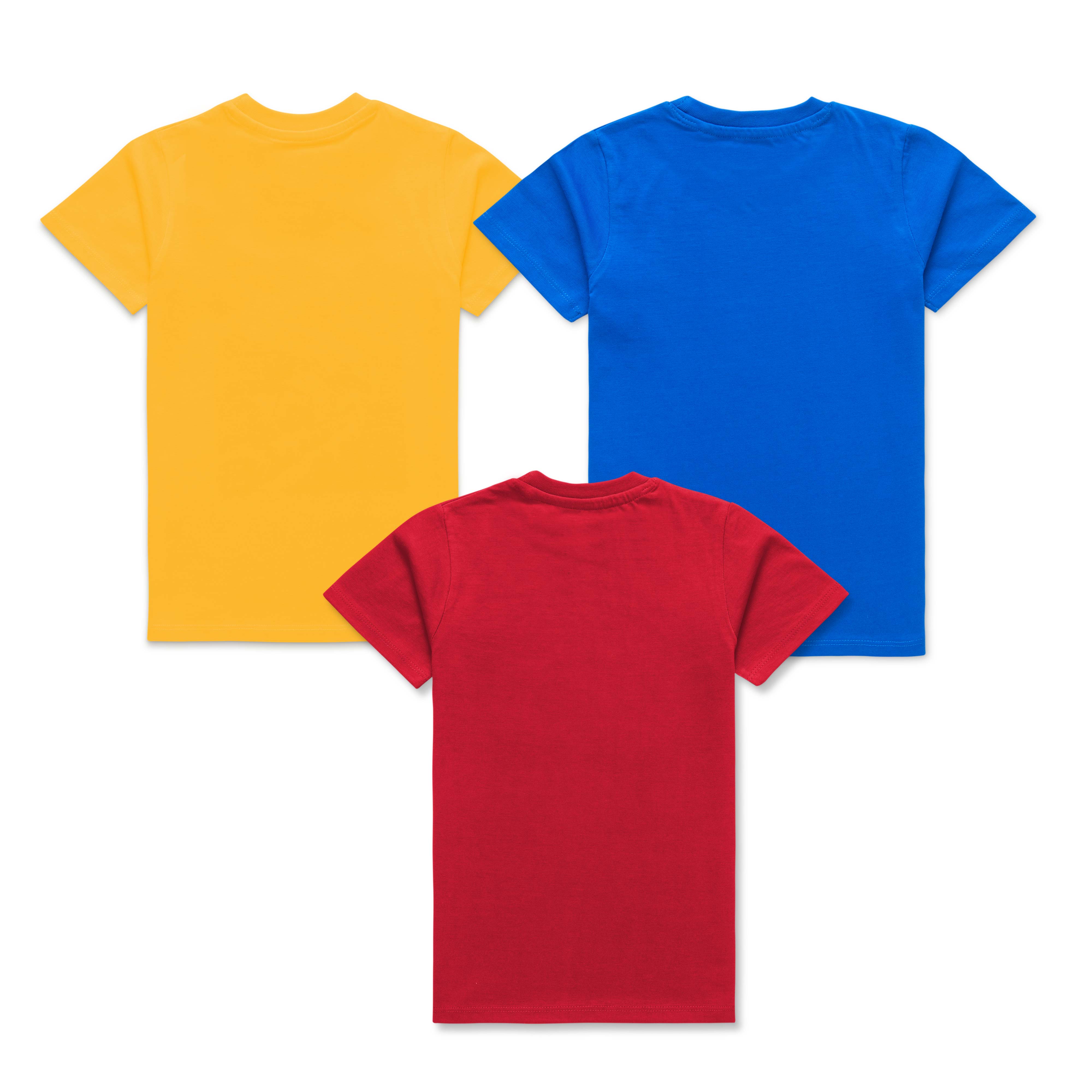 Boys' Graphic T-Shirt Pack – Set of 3 Cool Designs (Surf, Race Car, Construction Theme)