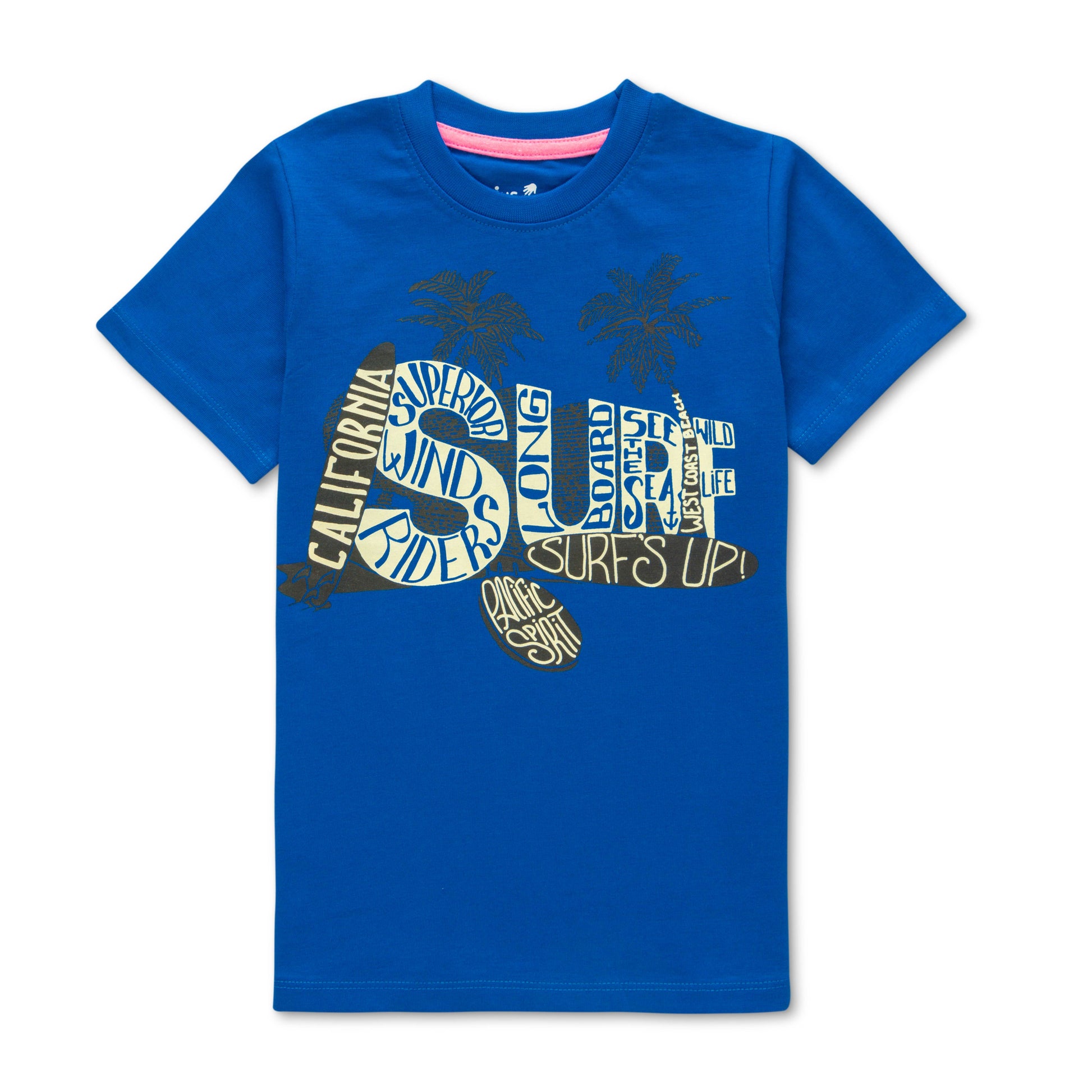 Boys' Graphic T-Shirt Pack – Set of 3 Fun Designs (Surf, Space, Sharks)