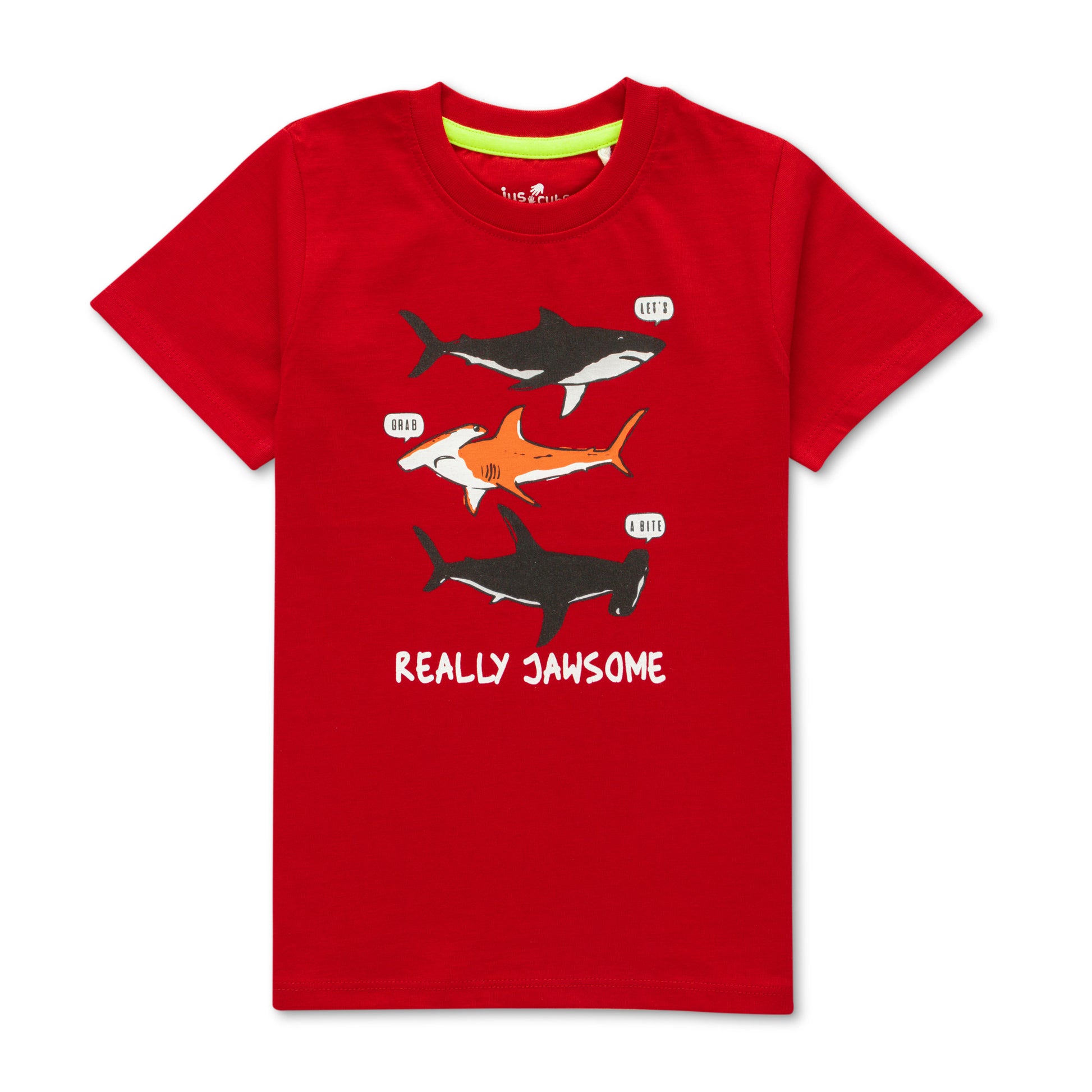 Boys' Graphic T-Shirt Pack – Set of 3 Fun Designs (Surf, Space, Sharks)