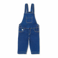 Unisex Baby & Toddler Denim Dungaree – Classic Blue Jean Dungarees, Adjustable Straps & Pockets