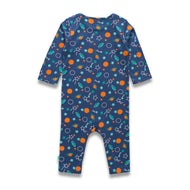Baby Boys All Over Printed Full Sleeve Romper