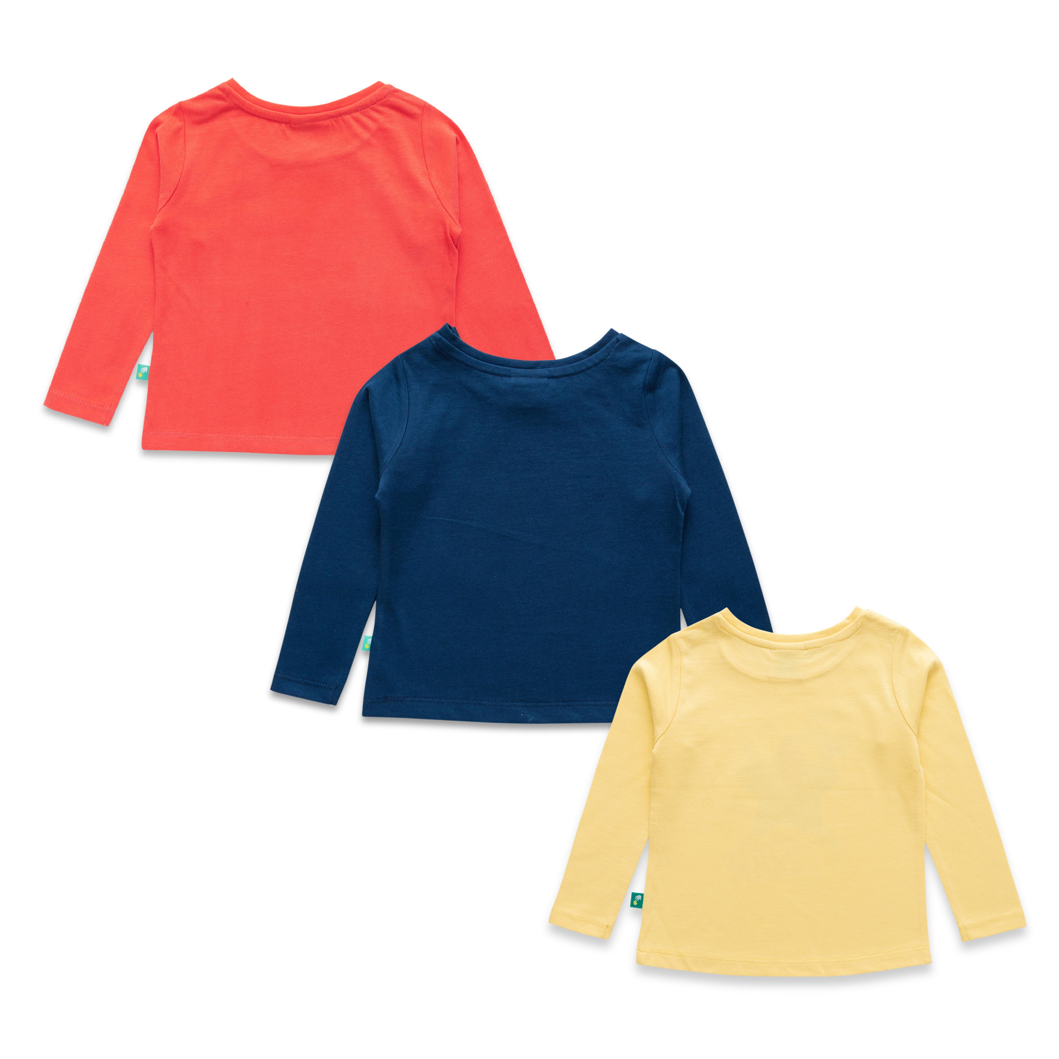 Baby Girls Graphic Printed T Shirts Combo Pack