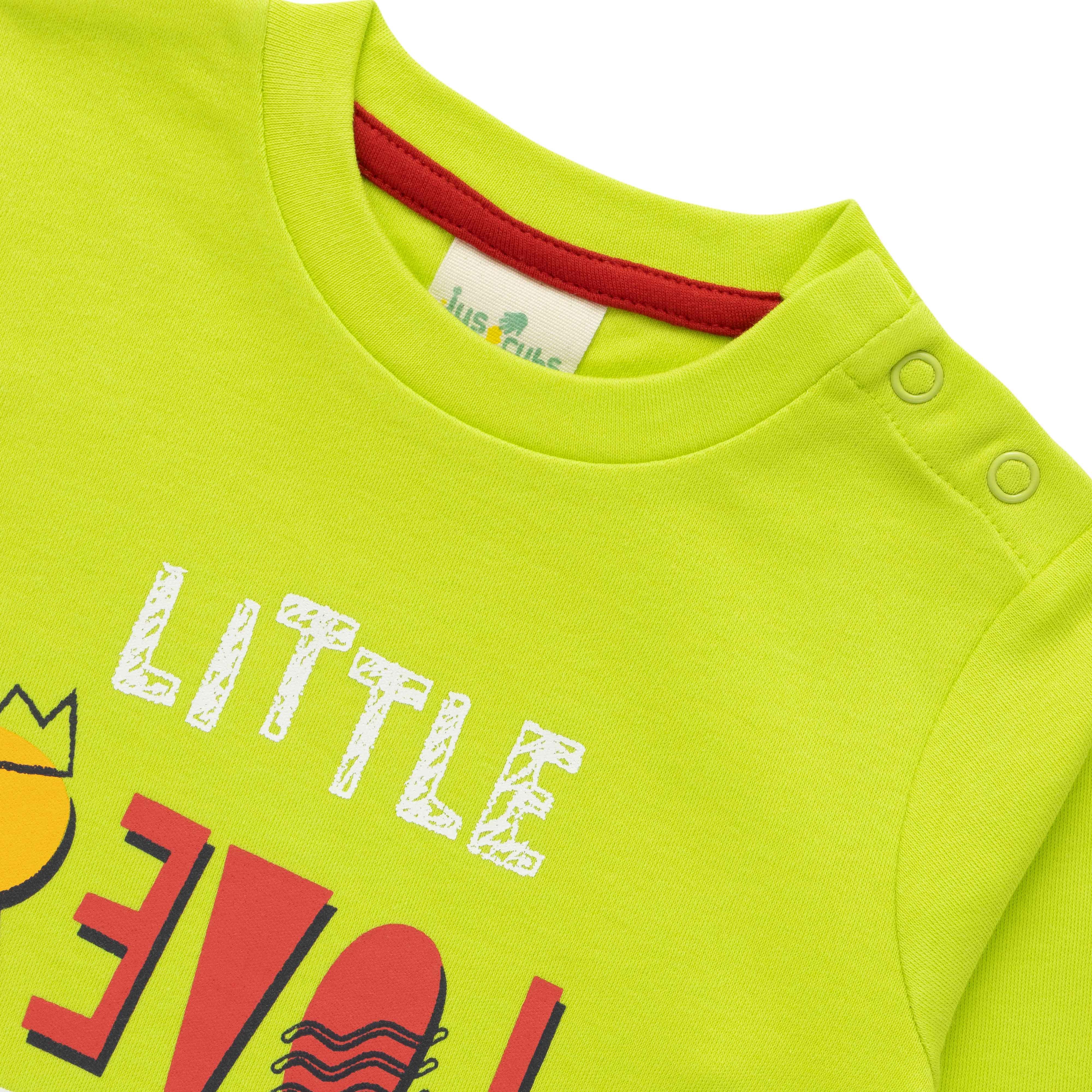 Baby Boys Graphic Printed Full Sleeve T Shirt - Juscubs